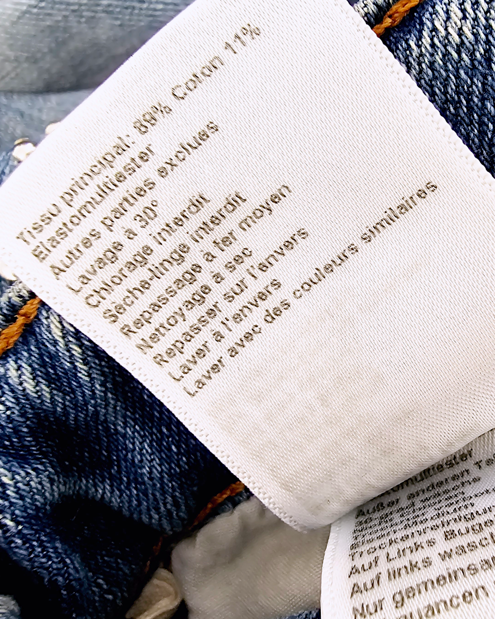 Short denim bleu - 𝐌𝐚𝐫𝐢𝐧𝐚𝟒𝟒𝐟𝐚𝐦𝐢𝐥𝐲