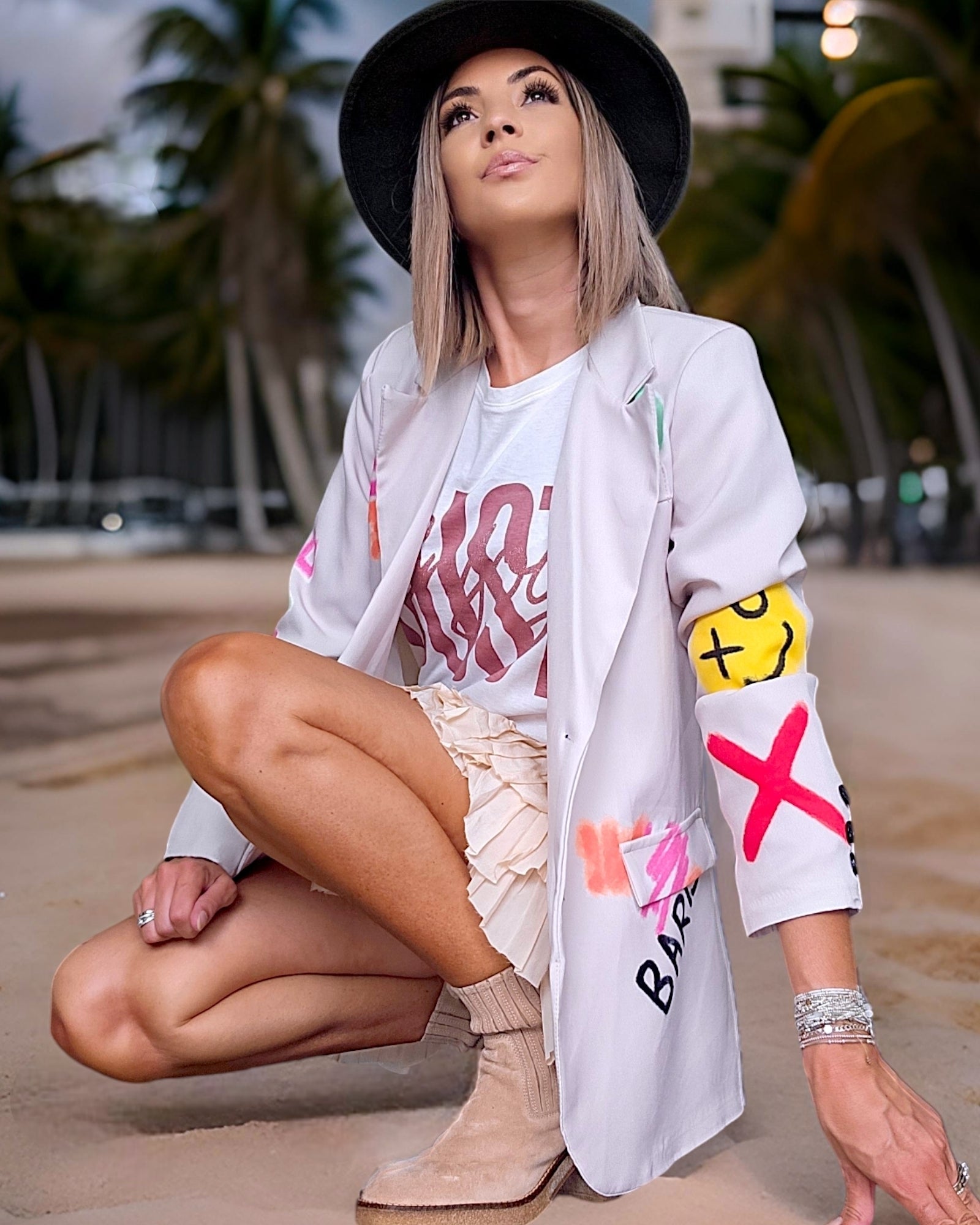 Veste à tag beige - 𝐌𝐚𝐫𝐢𝐧𝐚𝟒𝟒𝐟𝐚𝐦𝐢𝐥𝐲