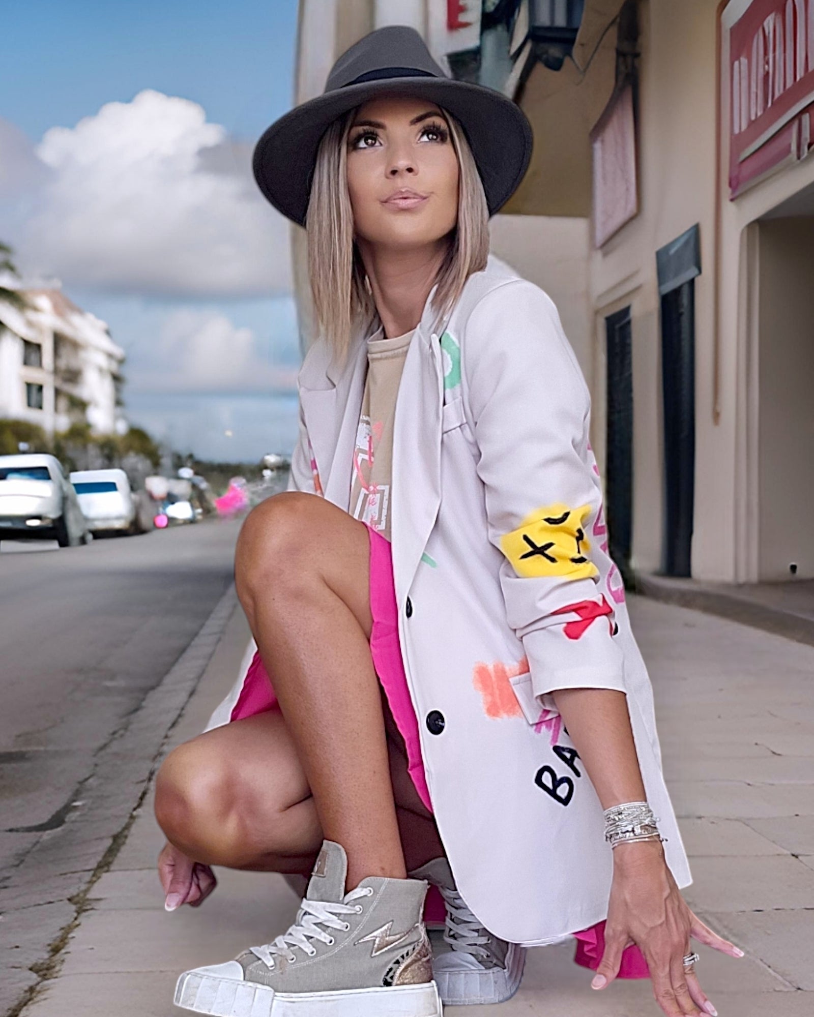 Veste à tag beige - 𝐌𝐚𝐫𝐢𝐧𝐚𝟒𝟒𝐟𝐚𝐦𝐢𝐥𝐲