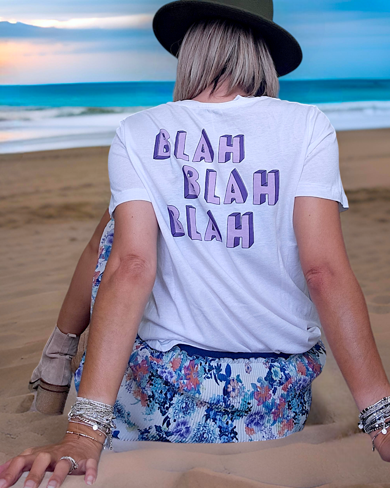 Tee-shirt &quot;blah blah...&quot; - 𝐌𝐚𝐫𝐢𝐧𝐚𝟒𝟒𝐟𝐚𝐦𝐢𝐥𝐲