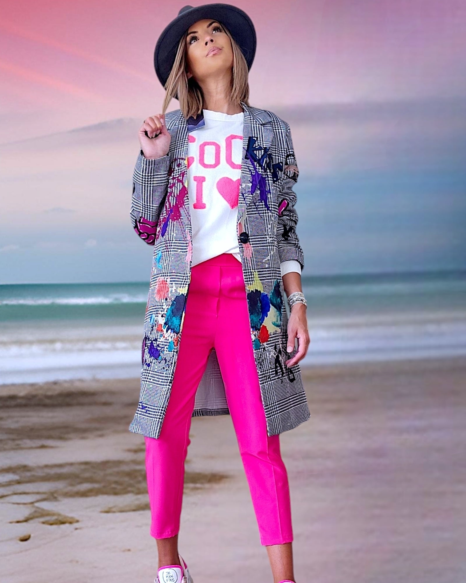 Pantalon chic fuchsia - 𝐌𝐚𝐫𝐢𝐧𝐚𝟒𝟒𝐟𝐚𝐦𝐢𝐥𝐲