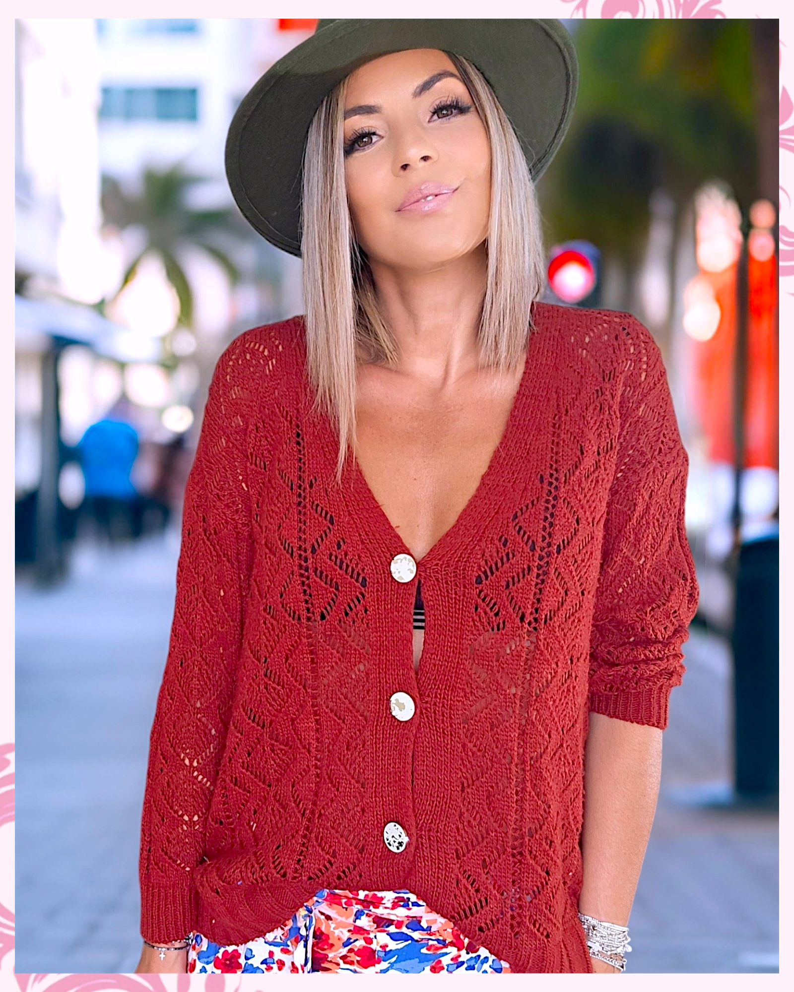 Cardigan ajouré - 𝐌𝐚𝐫𝐢𝐧𝐚𝟒𝟒𝐟𝐚𝐦𝐢𝐥𝐲