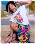 Tee-shirt blanc L.A - 𝐌𝐚𝐫𝐢𝐧𝐚𝟒𝟒𝐟𝐚𝐦𝐢𝐥𝐲
