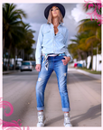 Combinaison avec foulard - 𝐌𝐚𝐫𝐢𝐧𝐚𝟒𝟒𝐟𝐚𝐦𝐢𝐥𝐲