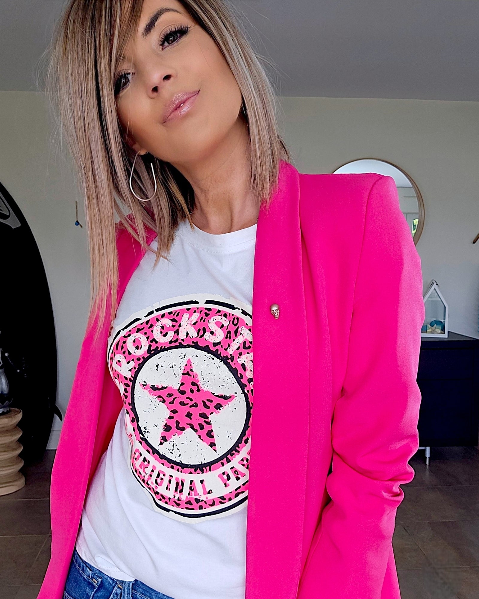Veste chic fuchsia - 𝐌𝐚𝐫𝐢𝐧𝐚𝟒𝟒𝐟𝐚𝐦𝐢𝐥𝐲