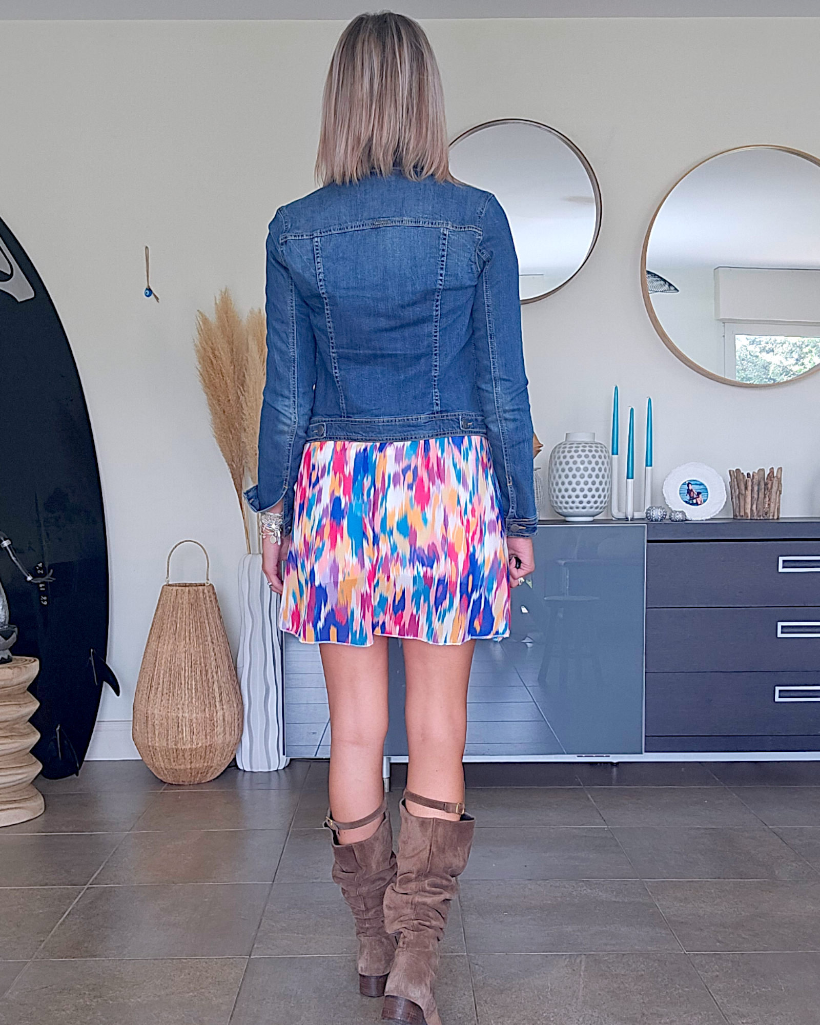 Veste cloutés en denim - 𝐌𝐚𝐫𝐢𝐧𝐚𝟒𝟒𝐟𝐚𝐦𝐢𝐥𝐲