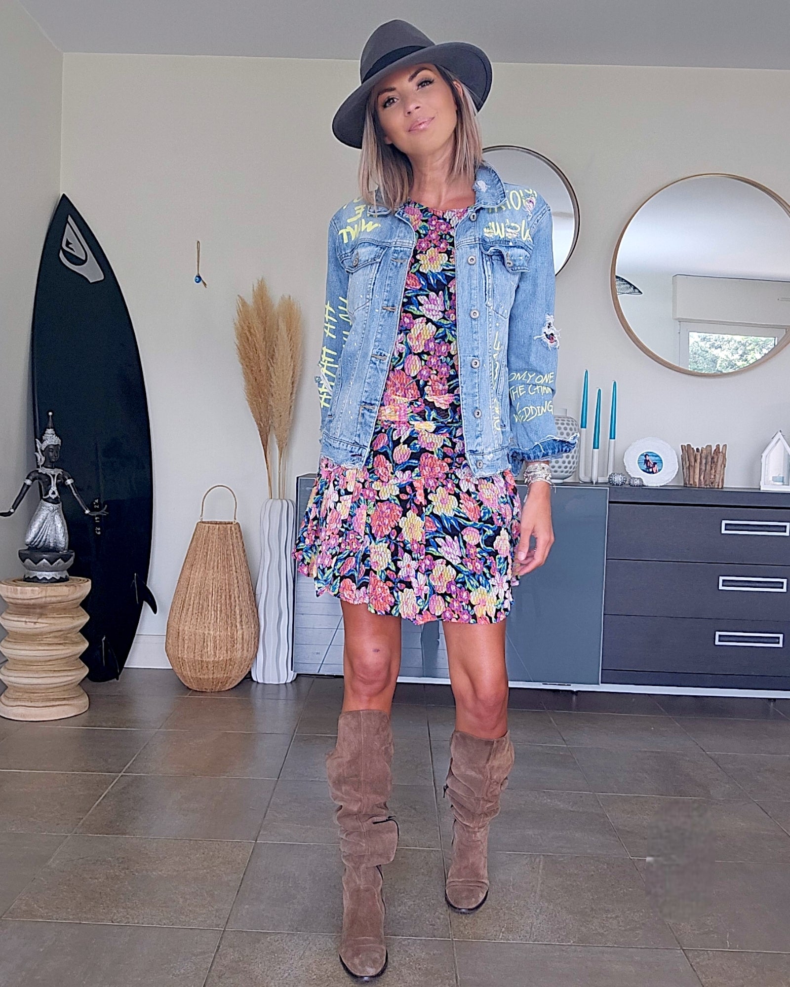 Veste tag en denim - 𝐌𝐚𝐫𝐢𝐧𝐚𝟒𝟒𝐟𝐚𝐦𝐢𝐥𝐲