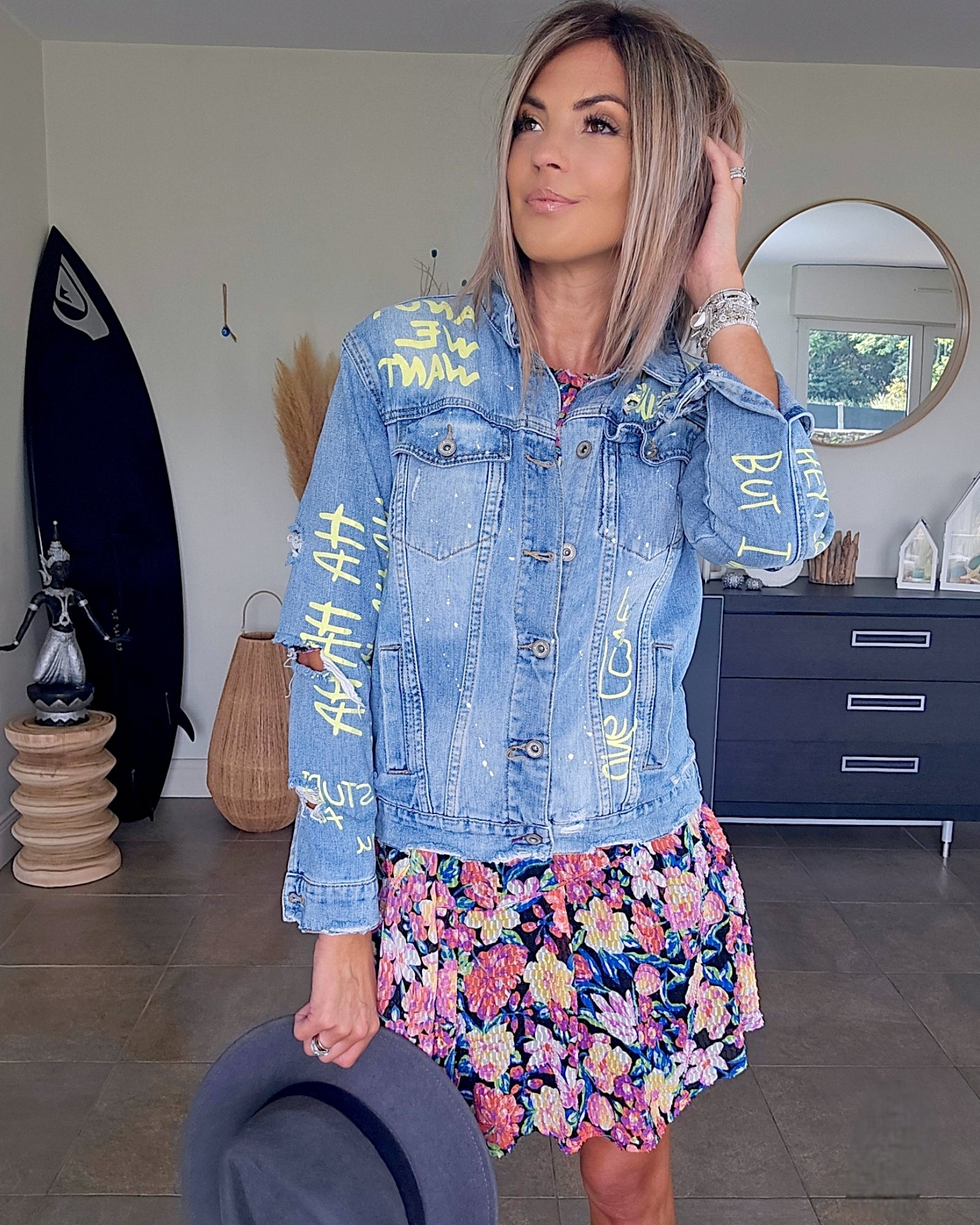 Veste tag en denim - 𝐌𝐚𝐫𝐢𝐧𝐚𝟒𝟒𝐟𝐚𝐦𝐢𝐥𝐲