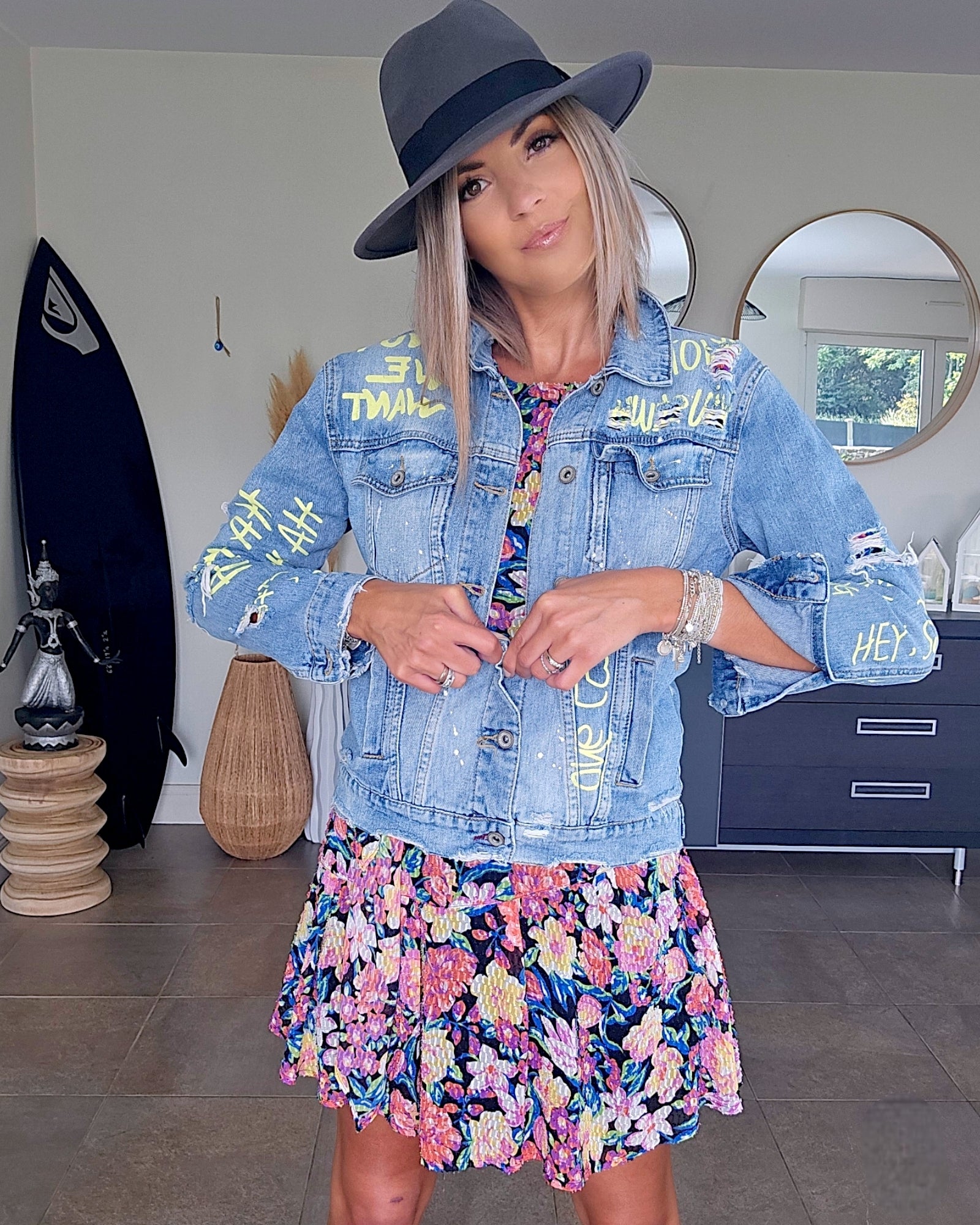 Veste tag en denim - 𝐌𝐚𝐫𝐢𝐧𝐚𝟒𝟒𝐟𝐚𝐦𝐢𝐥𝐲