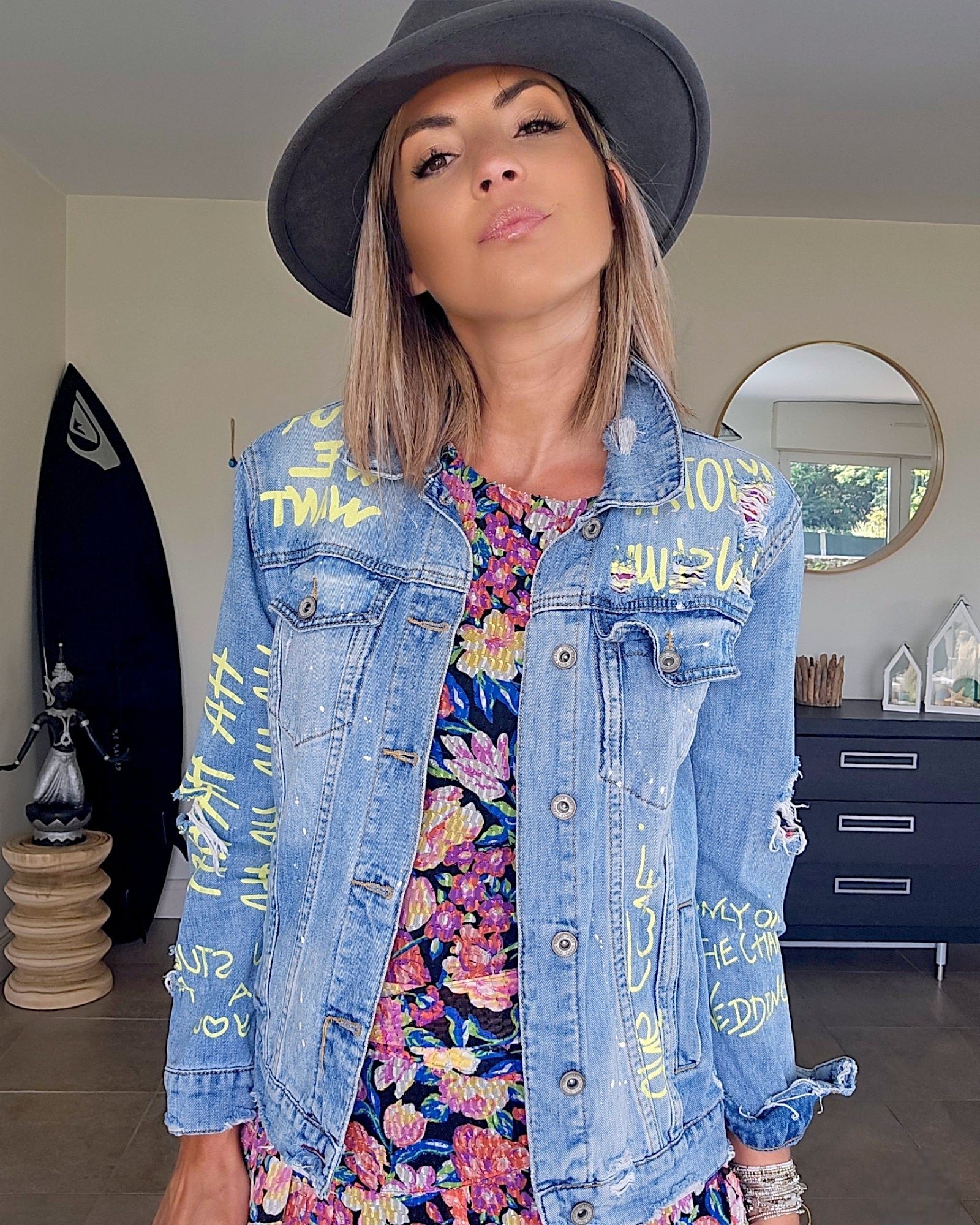 Veste tag en denim - 𝐌𝐚𝐫𝐢𝐧𝐚𝟒𝟒𝐟𝐚𝐦𝐢𝐥𝐲