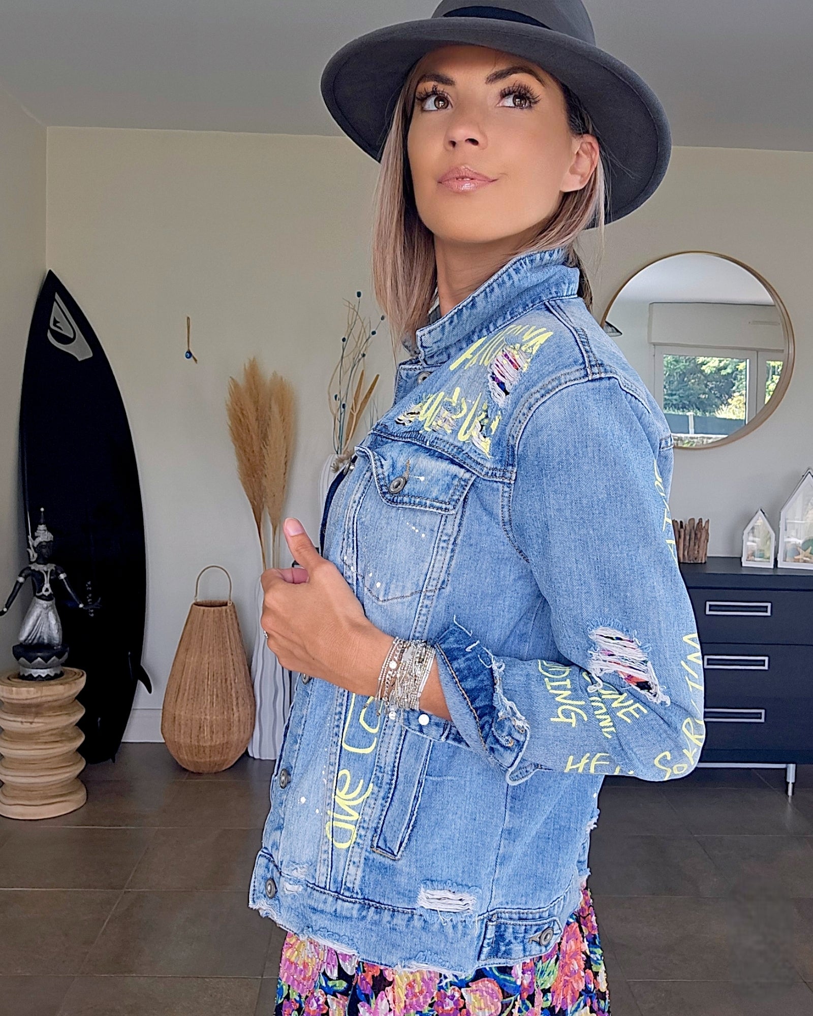 Veste tag en denim - 𝐌𝐚𝐫𝐢𝐧𝐚𝟒𝟒𝐟𝐚𝐦𝐢𝐥𝐲