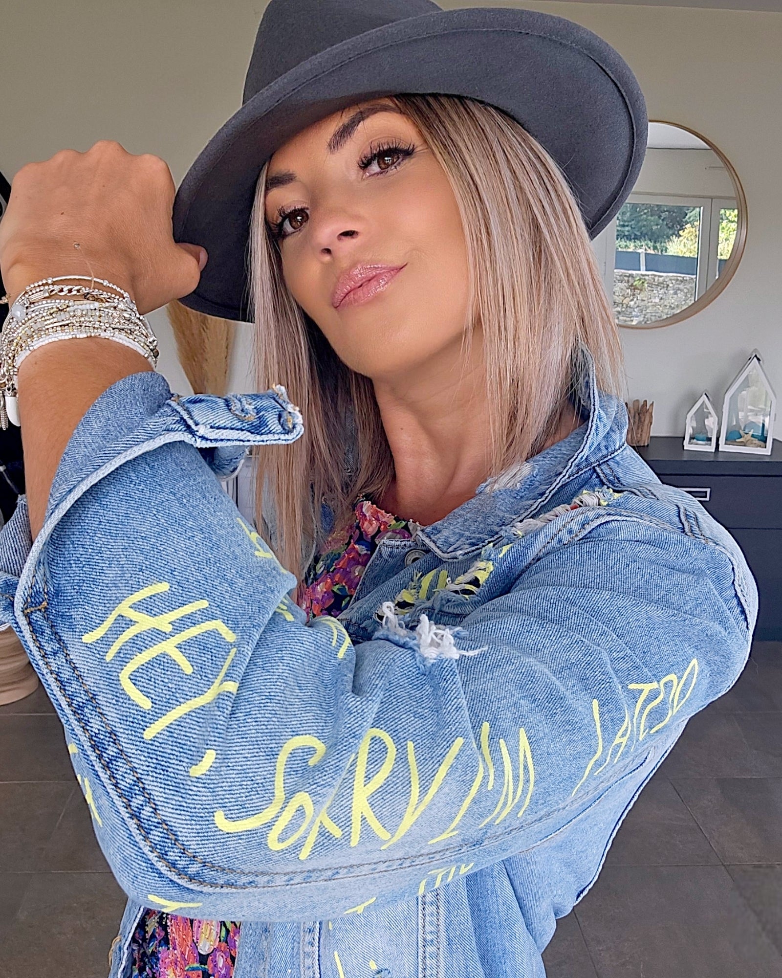 Veste tag en denim - 𝐌𝐚𝐫𝐢𝐧𝐚𝟒𝟒𝐟𝐚𝐦𝐢𝐥𝐲