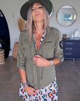 Veste militaire kaki - 𝐌𝐚𝐫𝐢𝐧𝐚𝟒𝟒𝐟𝐚𝐦𝐢𝐥𝐲