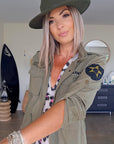 Veste militaire kaki - 𝐌𝐚𝐫𝐢𝐧𝐚𝟒𝟒𝐟𝐚𝐦𝐢𝐥𝐲