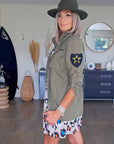 Veste militaire kaki - 𝐌𝐚𝐫𝐢𝐧𝐚𝟒𝟒𝐟𝐚𝐦𝐢𝐥𝐲
