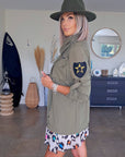 Veste militaire kaki - 𝐌𝐚𝐫𝐢𝐧𝐚𝟒𝟒𝐟𝐚𝐦𝐢𝐥𝐲