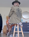 Veste militaire kaki - 𝐌𝐚𝐫𝐢𝐧𝐚𝟒𝟒𝐟𝐚𝐦𝐢𝐥𝐲
