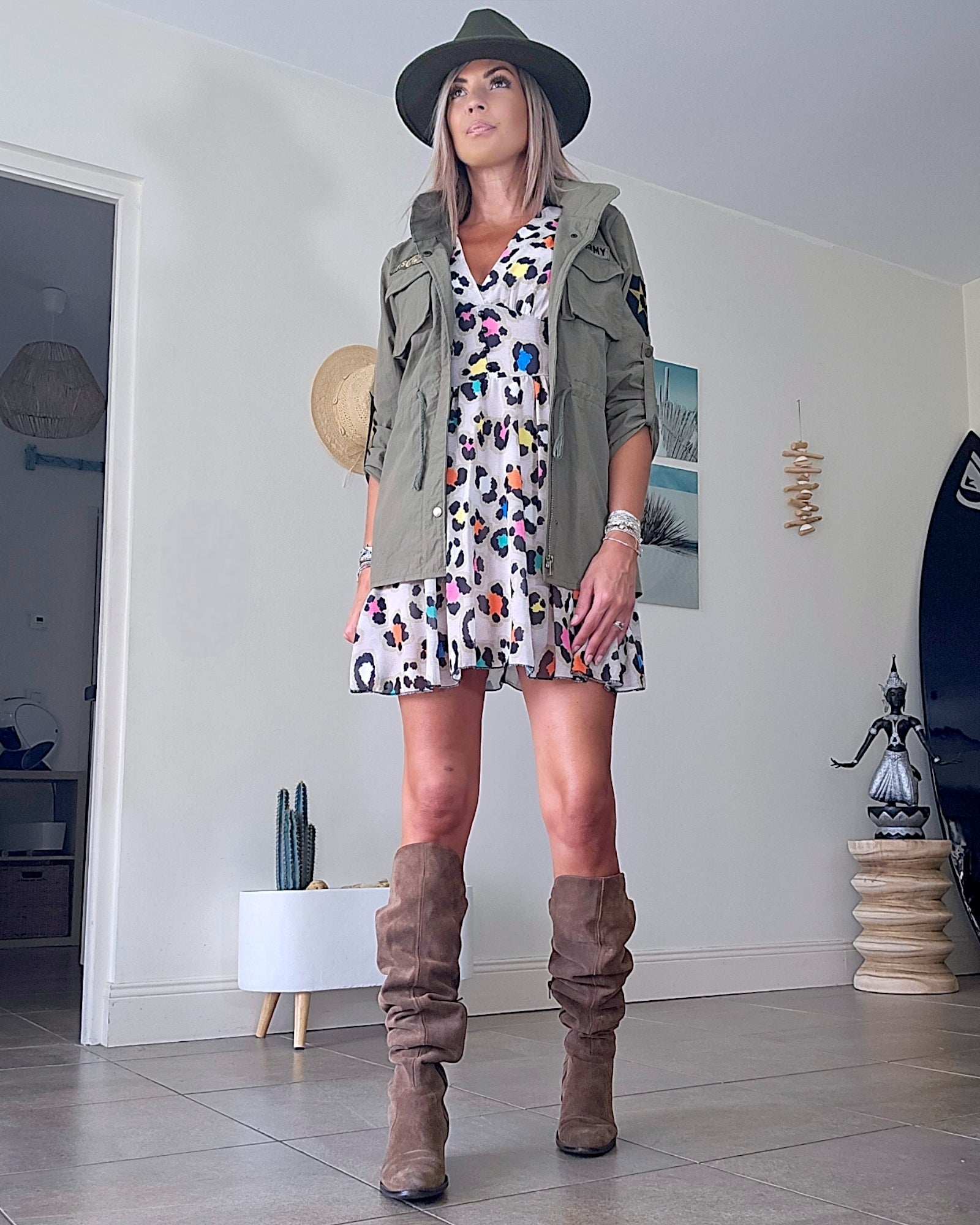 Veste militaire kaki - 𝐌𝐚𝐫𝐢𝐧𝐚𝟒𝟒𝐟𝐚𝐦𝐢𝐥𝐲