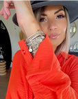 Robe chic rouge corail - 𝐌𝐚𝐫𝐢𝐧𝐚𝟒𝟒𝐟𝐚𝐦𝐢𝐥𝐲