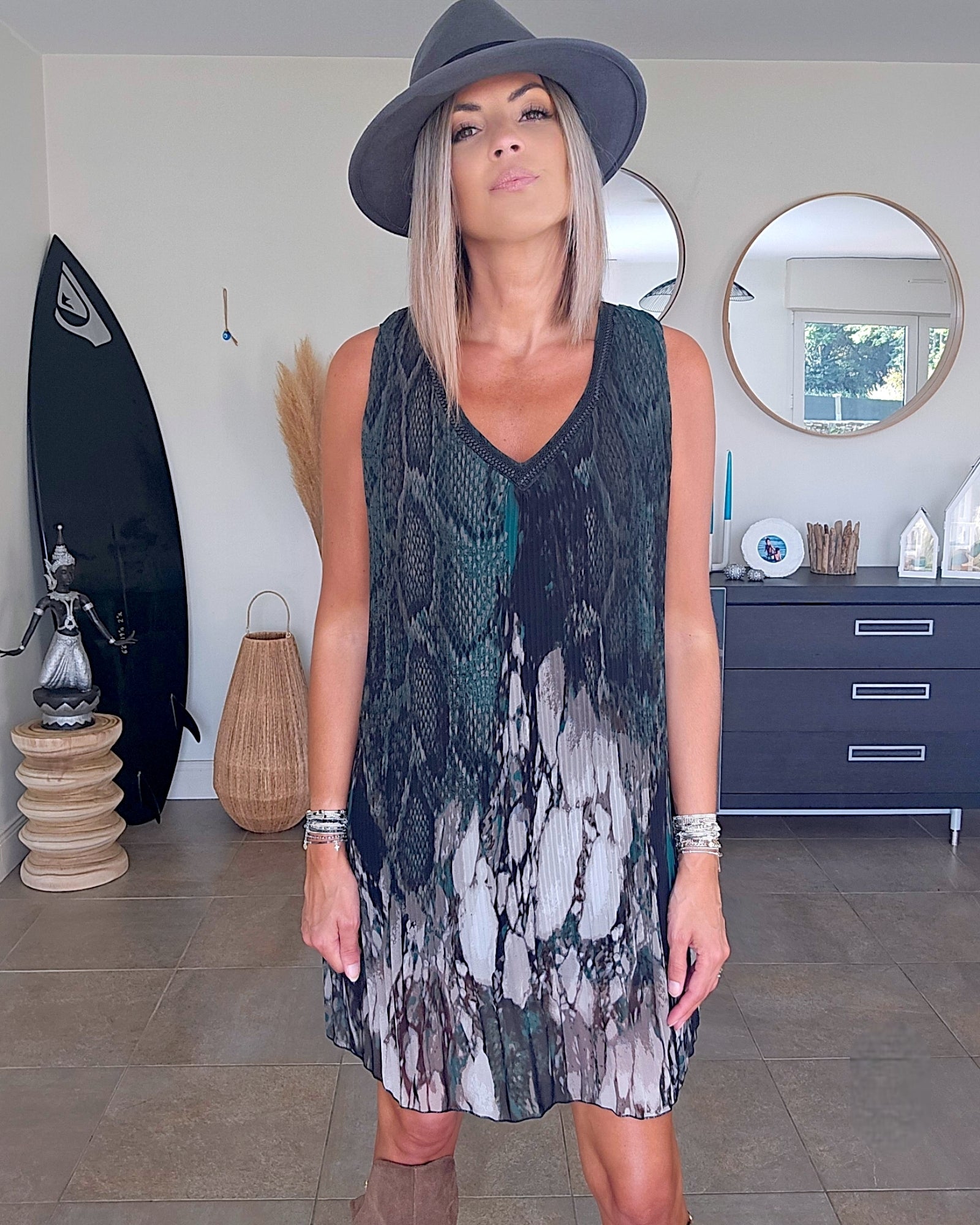 Robe imprimée python - 𝐌𝐚𝐫𝐢𝐧𝐚𝟒𝟒𝐟𝐚𝐦𝐢𝐥𝐲