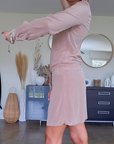 Robe soie beige - 𝐌𝐚𝐫𝐢𝐧𝐚𝟒𝟒𝐟𝐚𝐦𝐢𝐥𝐲