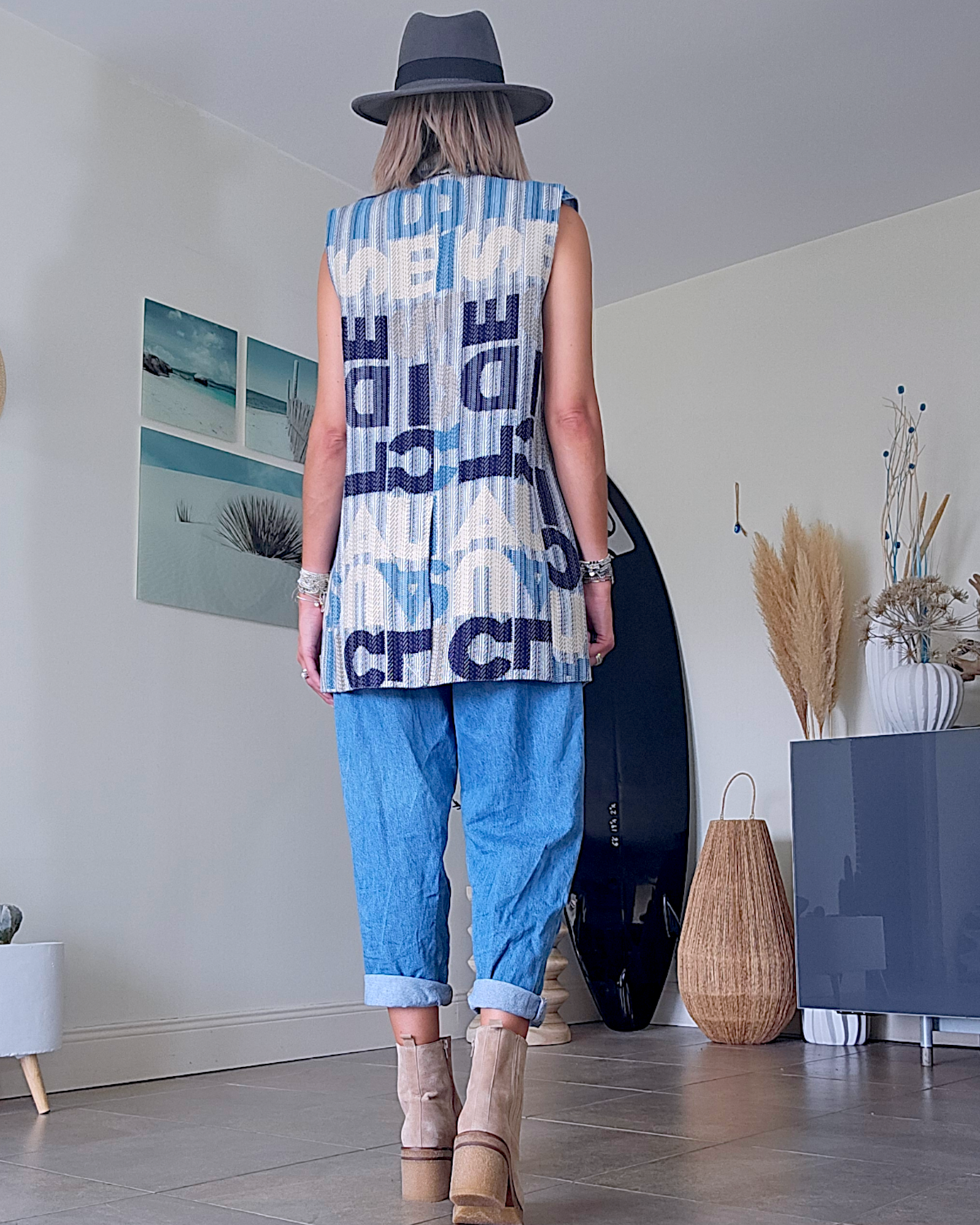 Veste tag sans manche - 𝐌𝐚𝐫𝐢𝐧𝐚𝟒𝟒𝐟𝐚𝐦𝐢𝐥𝐲