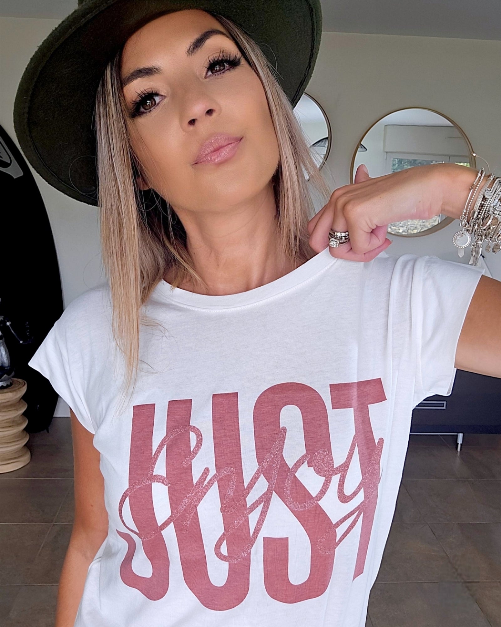 Tee-shirt just enjoy - 𝐌𝐚𝐫𝐢𝐧𝐚𝟒𝟒𝐟𝐚𝐦𝐢𝐥𝐲