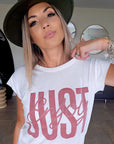Tee-shirt just enjoy - 𝐌𝐚𝐫𝐢𝐧𝐚𝟒𝟒𝐟𝐚𝐦𝐢𝐥𝐲