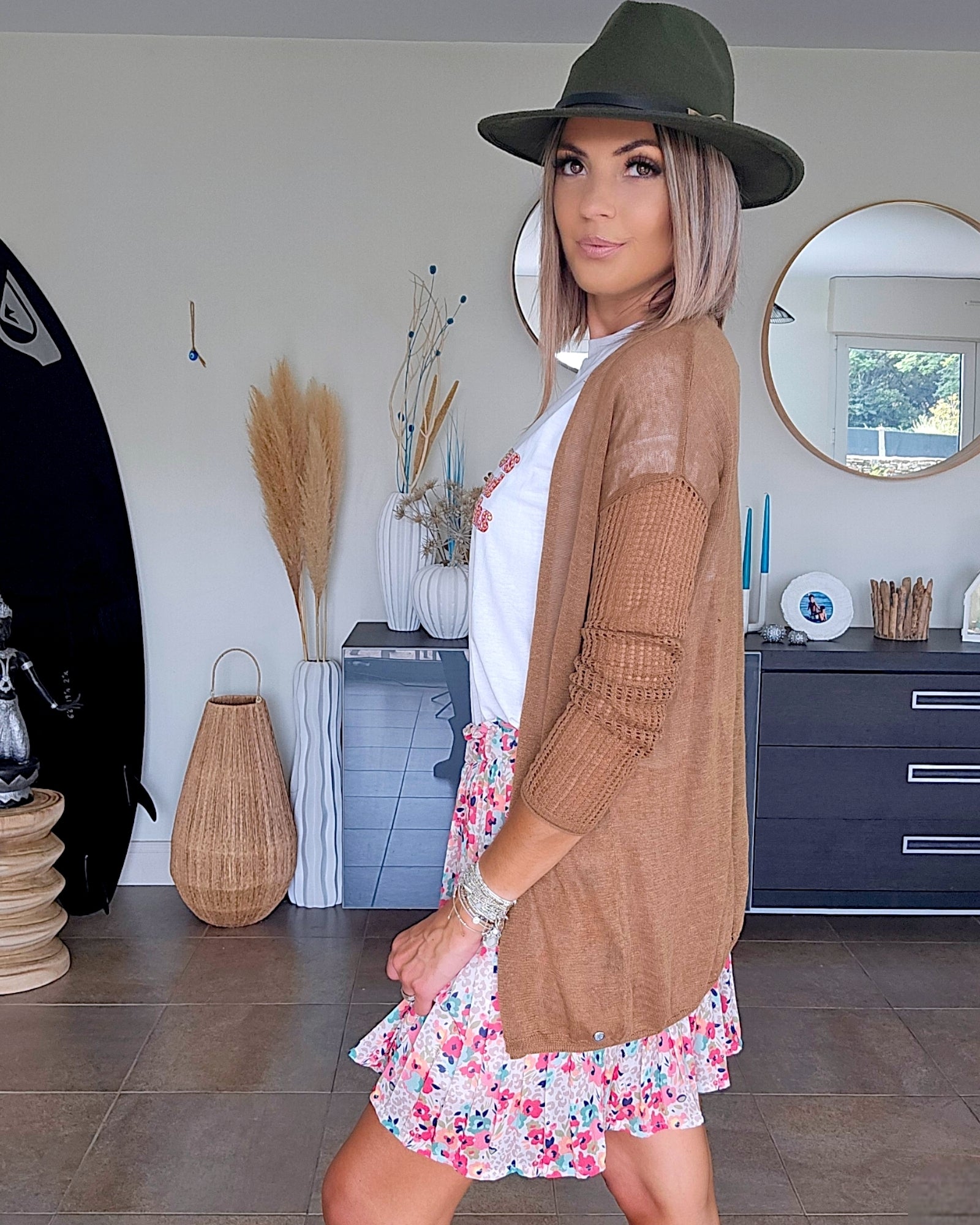 Gilet tabac - 𝐌𝐚𝐫𝐢𝐧𝐚𝟒𝟒𝐟𝐚𝐦𝐢𝐥𝐲