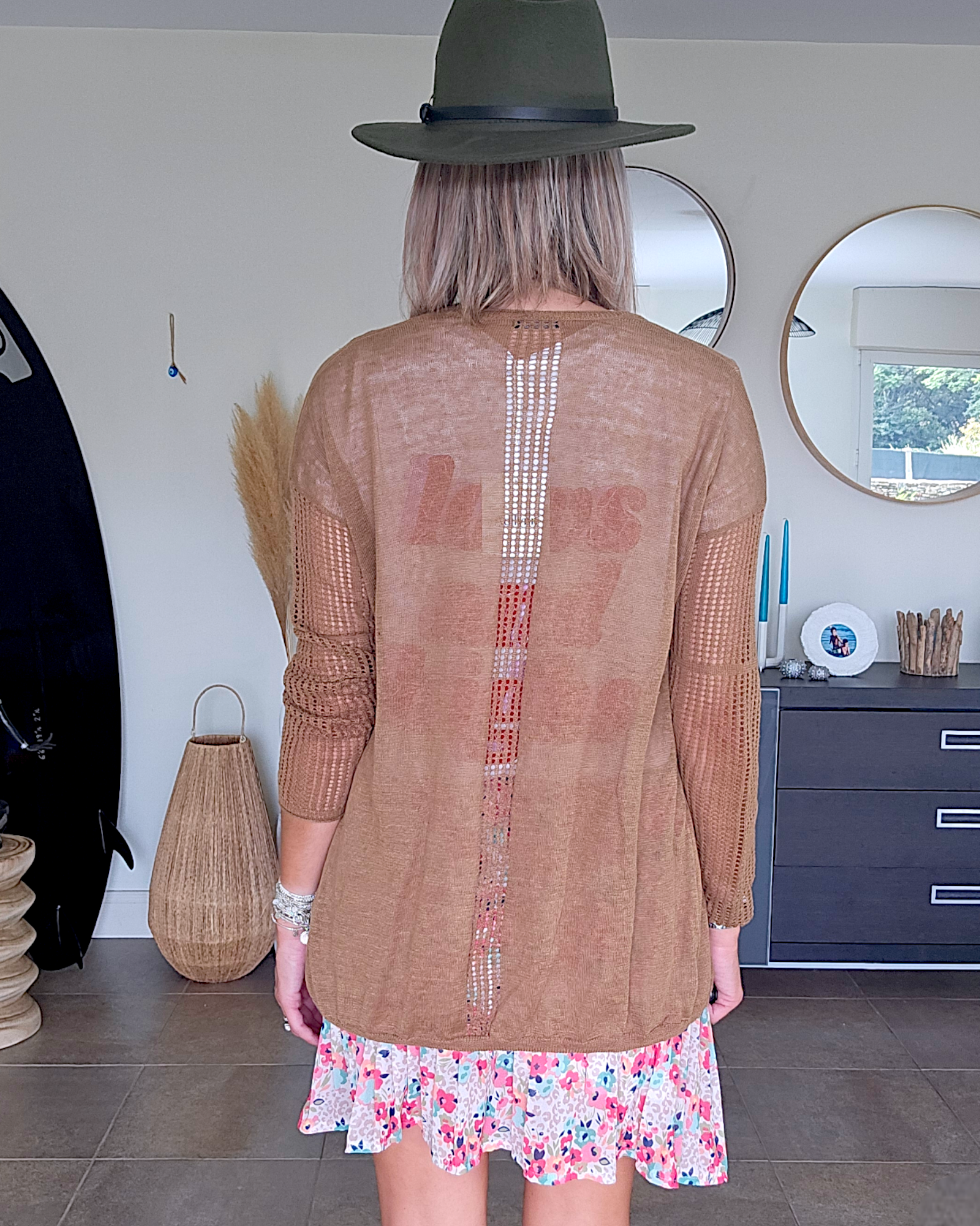Gilet tabac - 𝐌𝐚𝐫𝐢𝐧𝐚𝟒𝟒𝐟𝐚𝐦𝐢𝐥𝐲