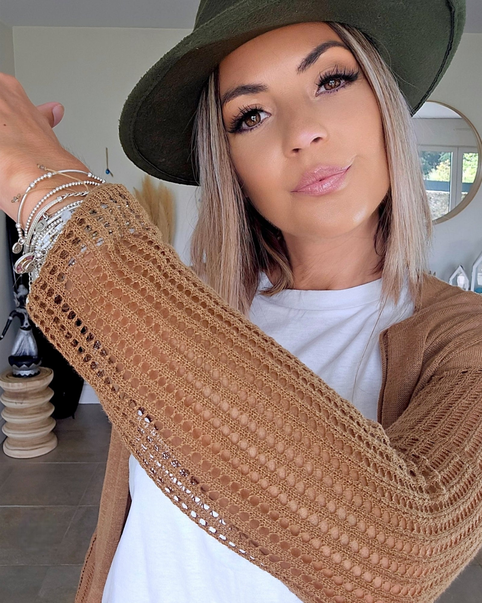 Gilet tabac - 𝐌𝐚𝐫𝐢𝐧𝐚𝟒𝟒𝐟𝐚𝐦𝐢𝐥𝐲