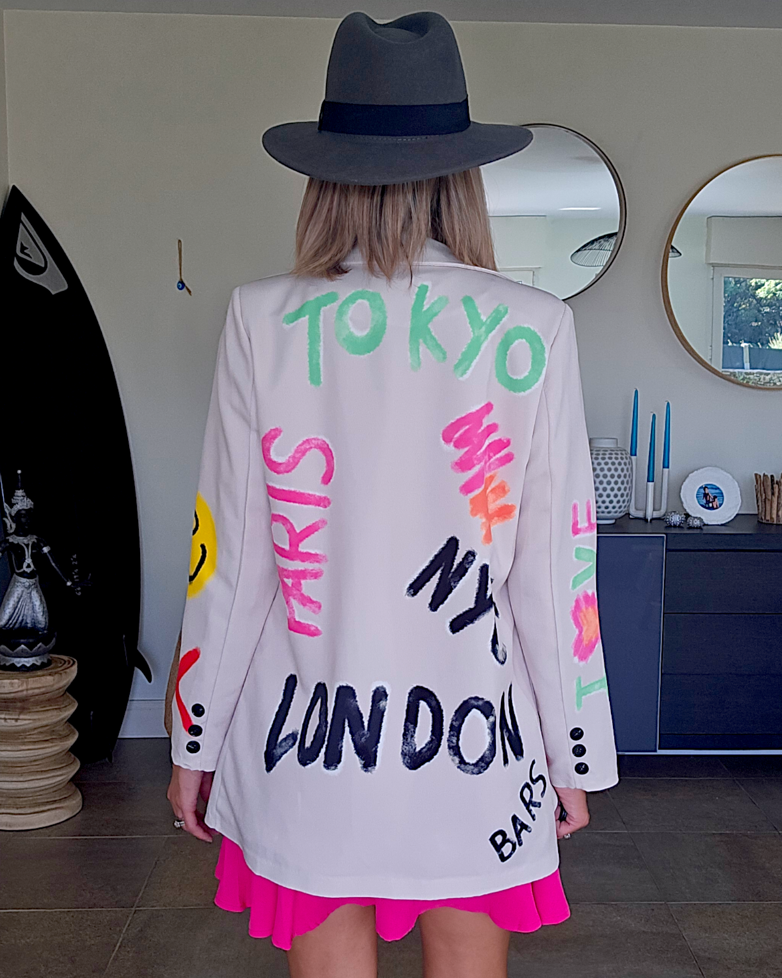 Veste à tag beige - 𝐌𝐚𝐫𝐢𝐧𝐚𝟒𝟒𝐟𝐚𝐦𝐢𝐥𝐲