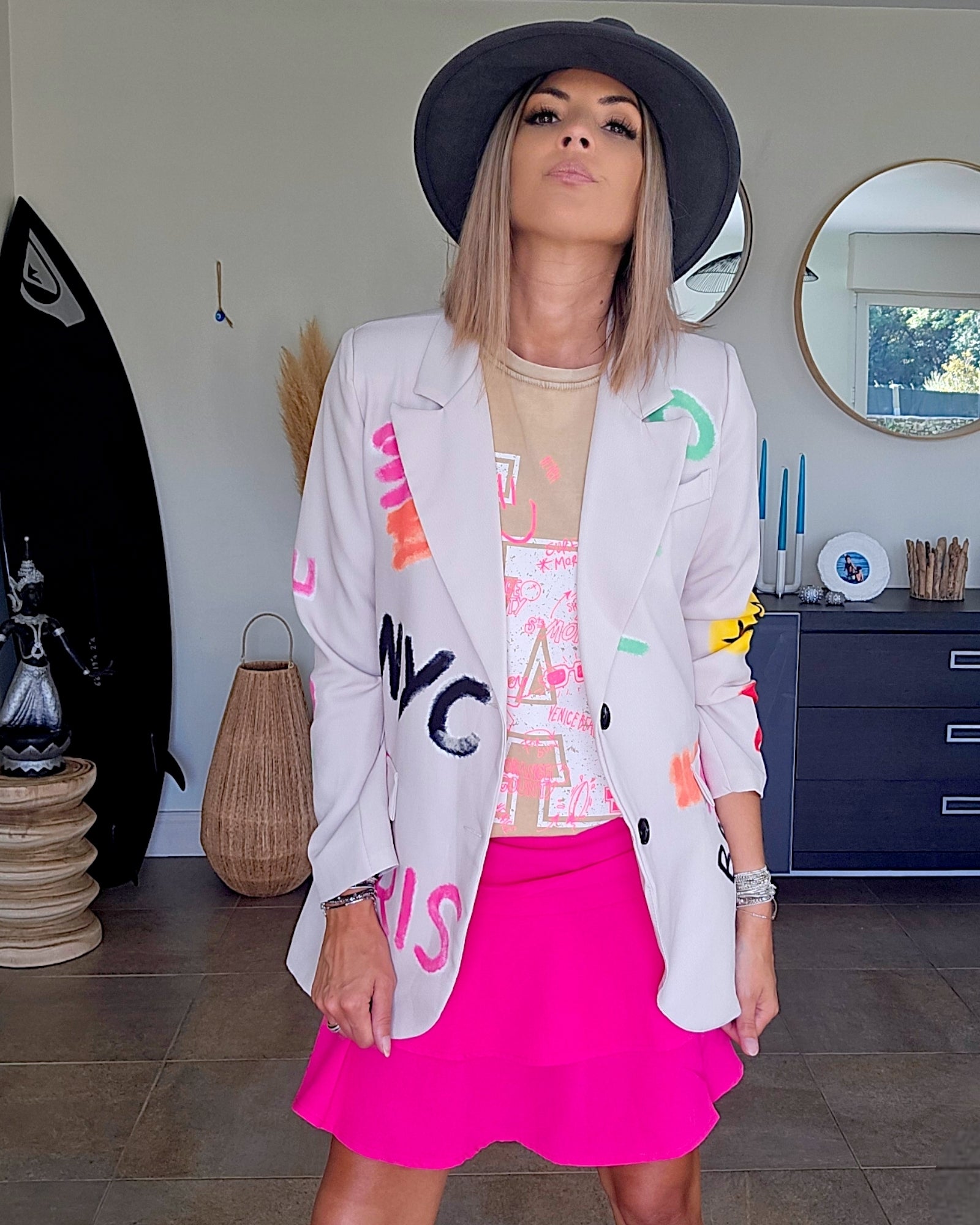 Veste à tag beige - 𝐌𝐚𝐫𝐢𝐧𝐚𝟒𝟒𝐟𝐚𝐦𝐢𝐥𝐲
