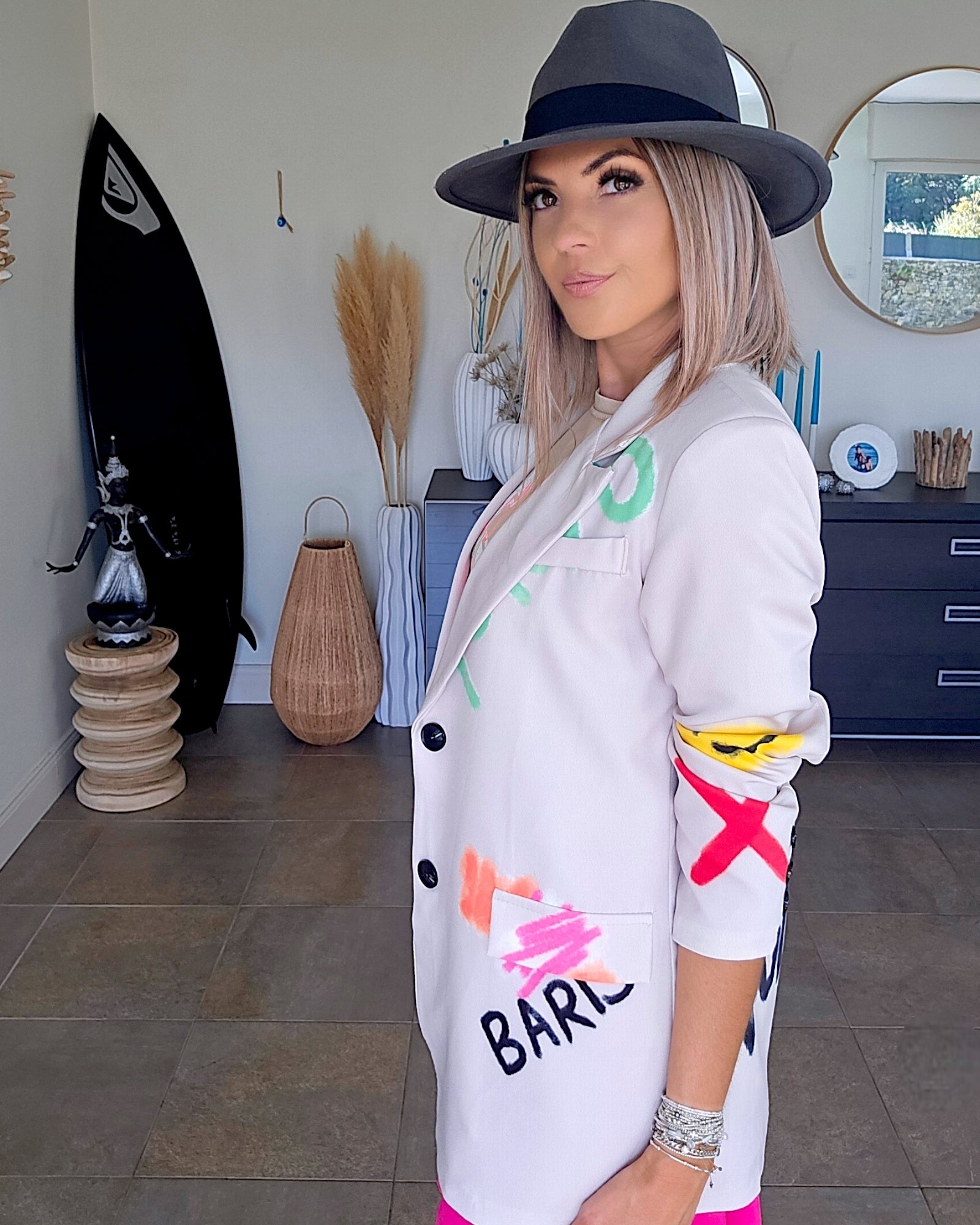 Veste à tag beige - 𝐌𝐚𝐫𝐢𝐧𝐚𝟒𝟒𝐟𝐚𝐦𝐢𝐥𝐲