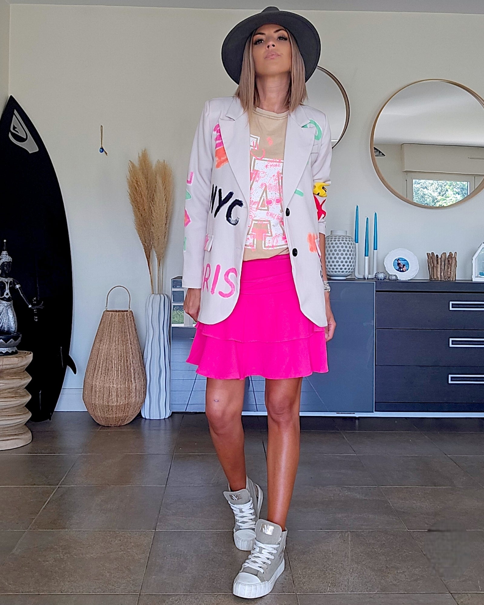 Veste à tag beige - 𝐌𝐚𝐫𝐢𝐧𝐚𝟒𝟒𝐟𝐚𝐦𝐢𝐥𝐲