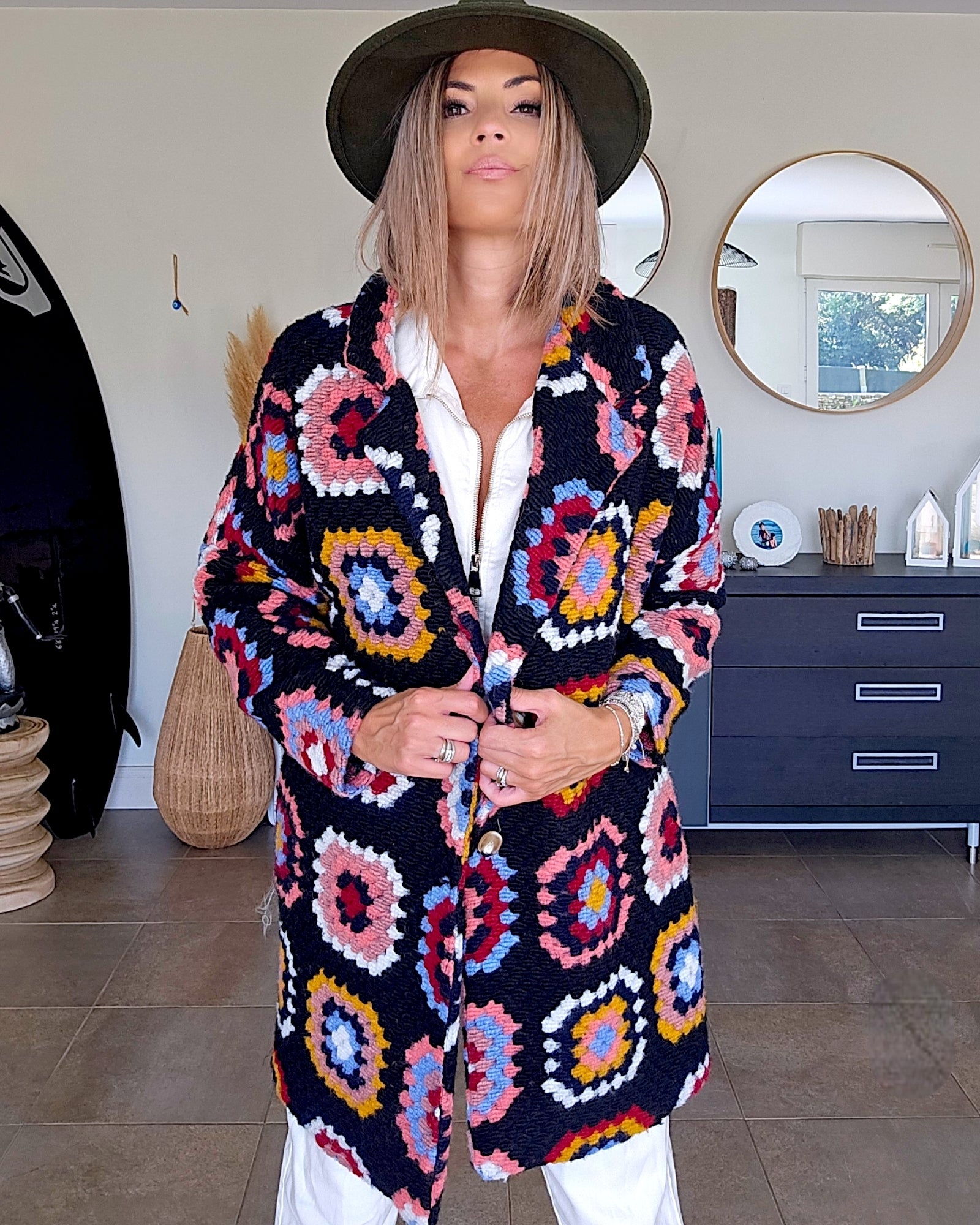 Manteau-gilet ethnique - 𝐌𝐚𝐫𝐢𝐧𝐚𝟒𝟒𝐟𝐚𝐦𝐢𝐥𝐲