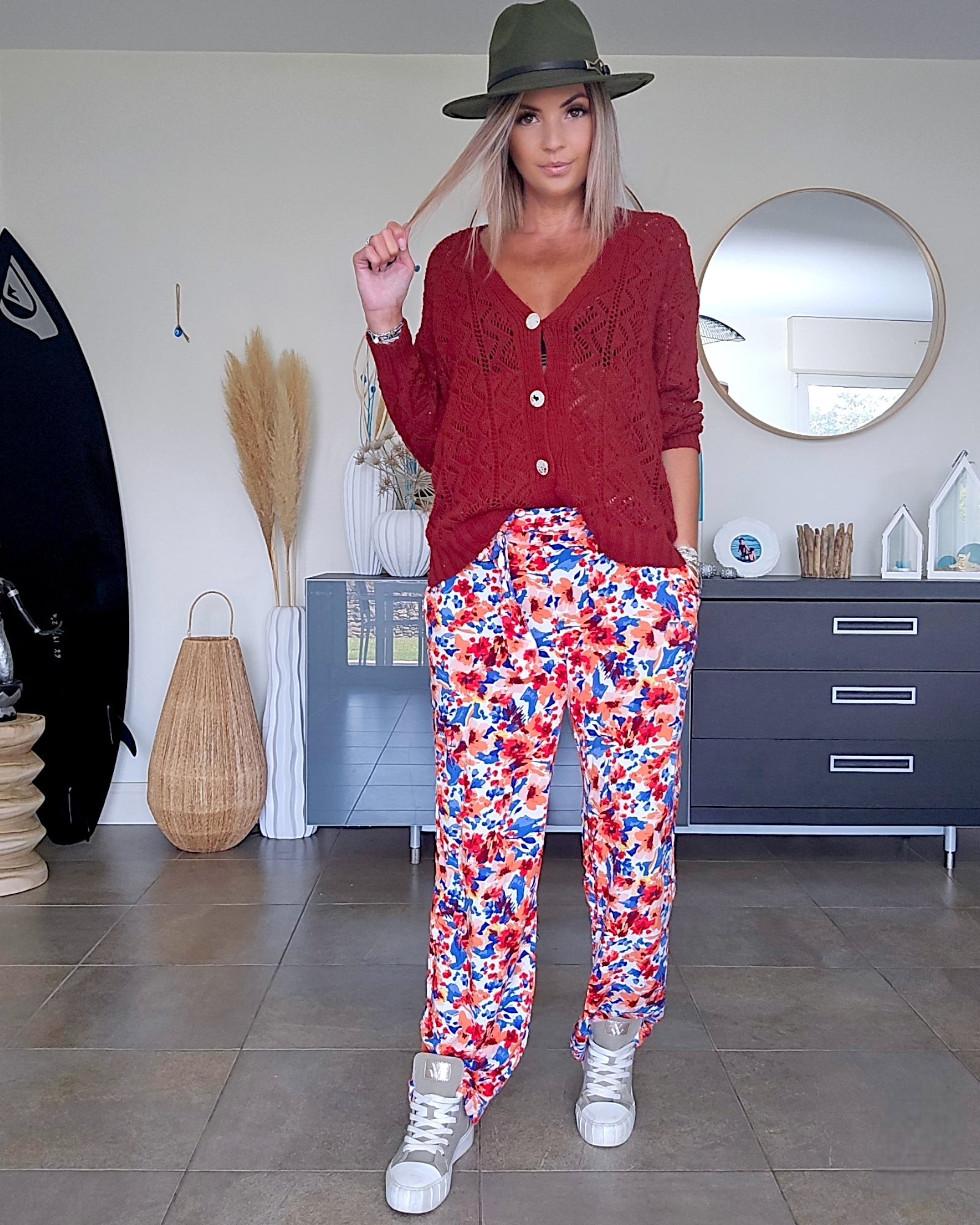Cardigan ajouré - 𝐌𝐚𝐫𝐢𝐧𝐚𝟒𝟒𝐟𝐚𝐦𝐢𝐥𝐲