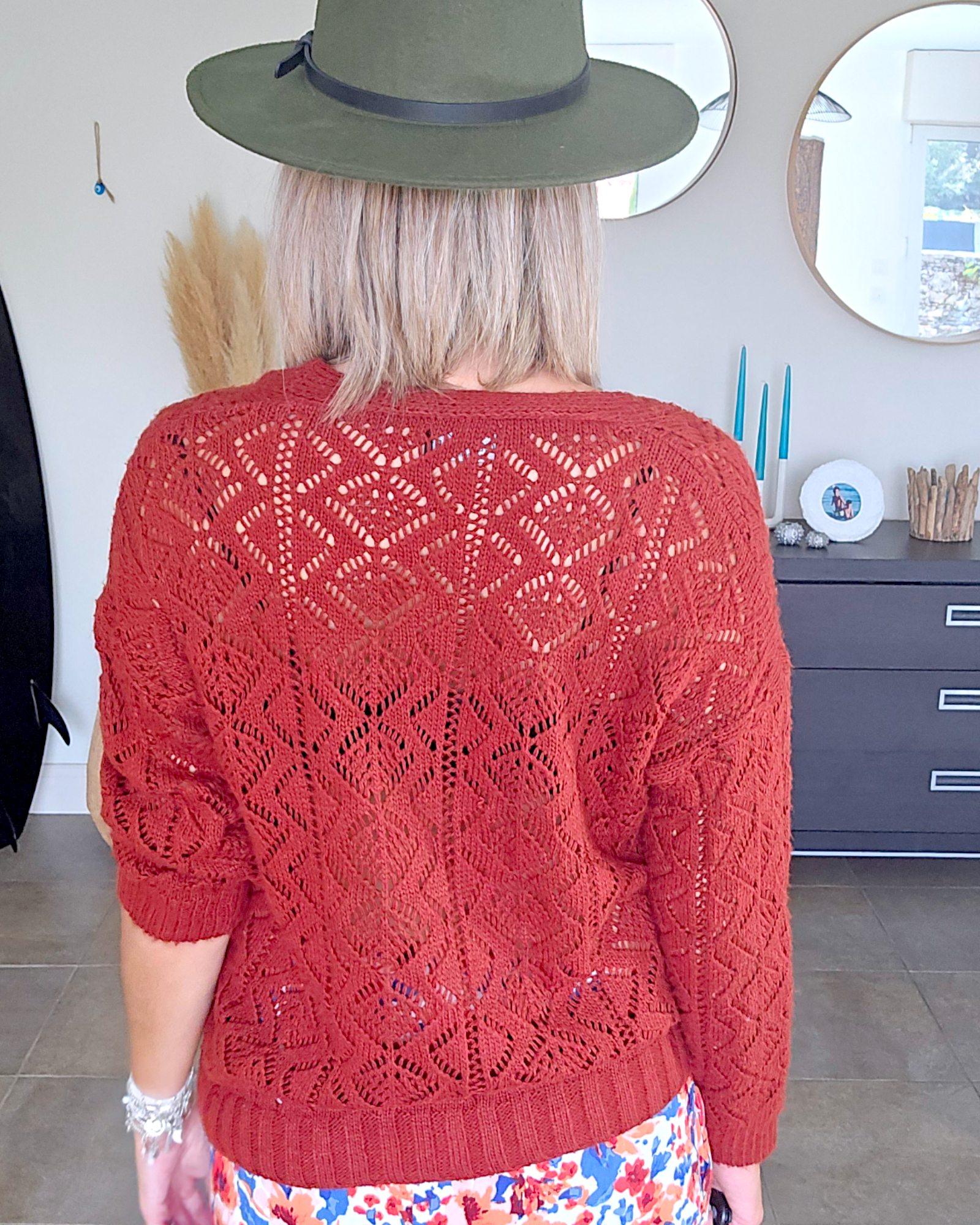 Cardigan ajouré - 𝐌𝐚𝐫𝐢𝐧𝐚𝟒𝟒𝐟𝐚𝐦𝐢𝐥𝐲