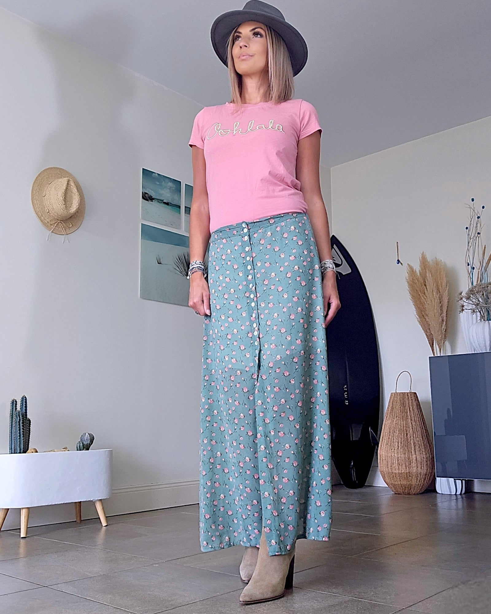 Tee-shirt rose ohlala - 𝐌𝐚𝐫𝐢𝐧𝐚𝟒𝟒𝐟𝐚𝐦𝐢𝐥𝐲