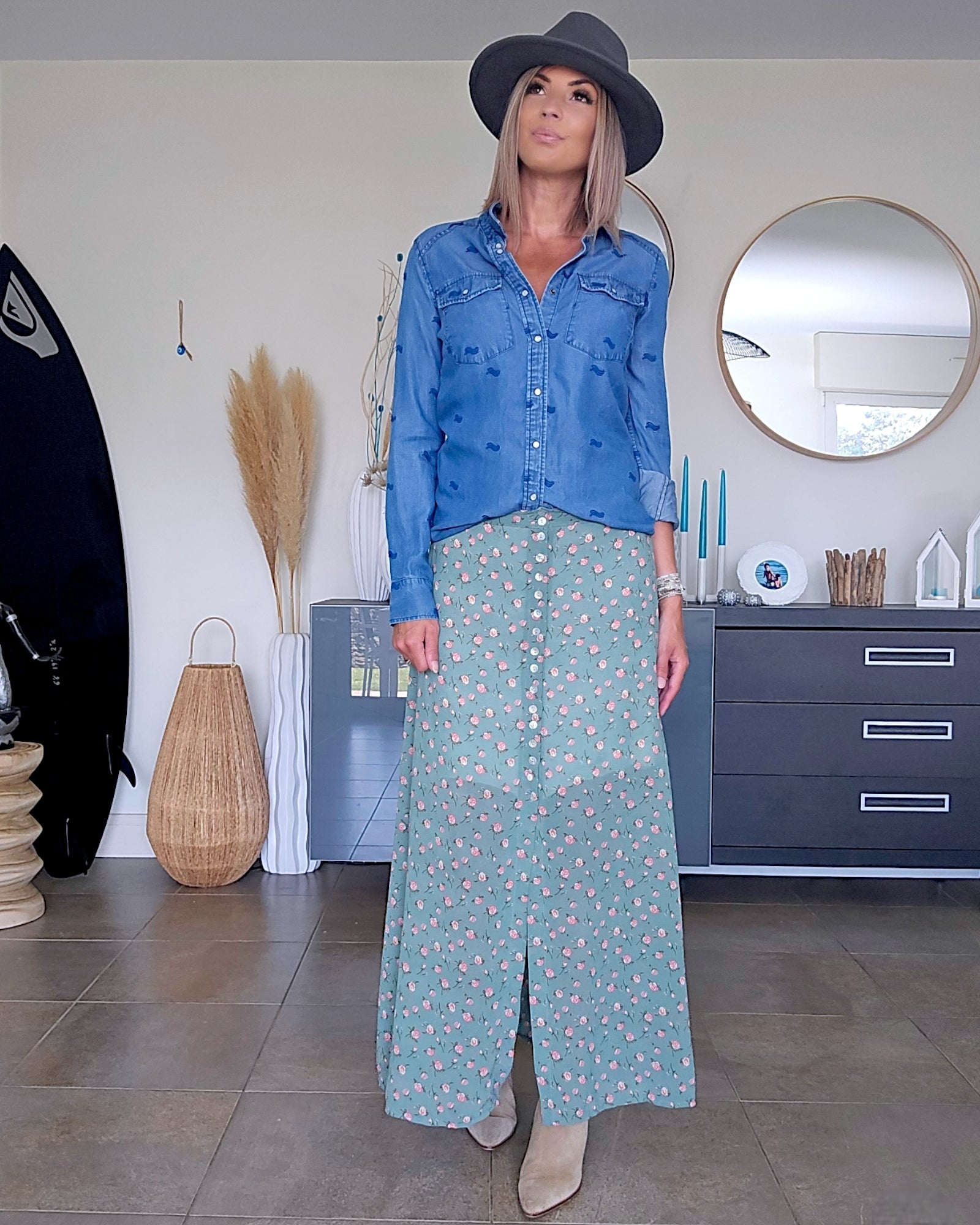 Chemise bleue - 𝐌𝐚𝐫𝐢𝐧𝐚𝟒𝟒𝐟𝐚𝐦𝐢𝐥𝐲