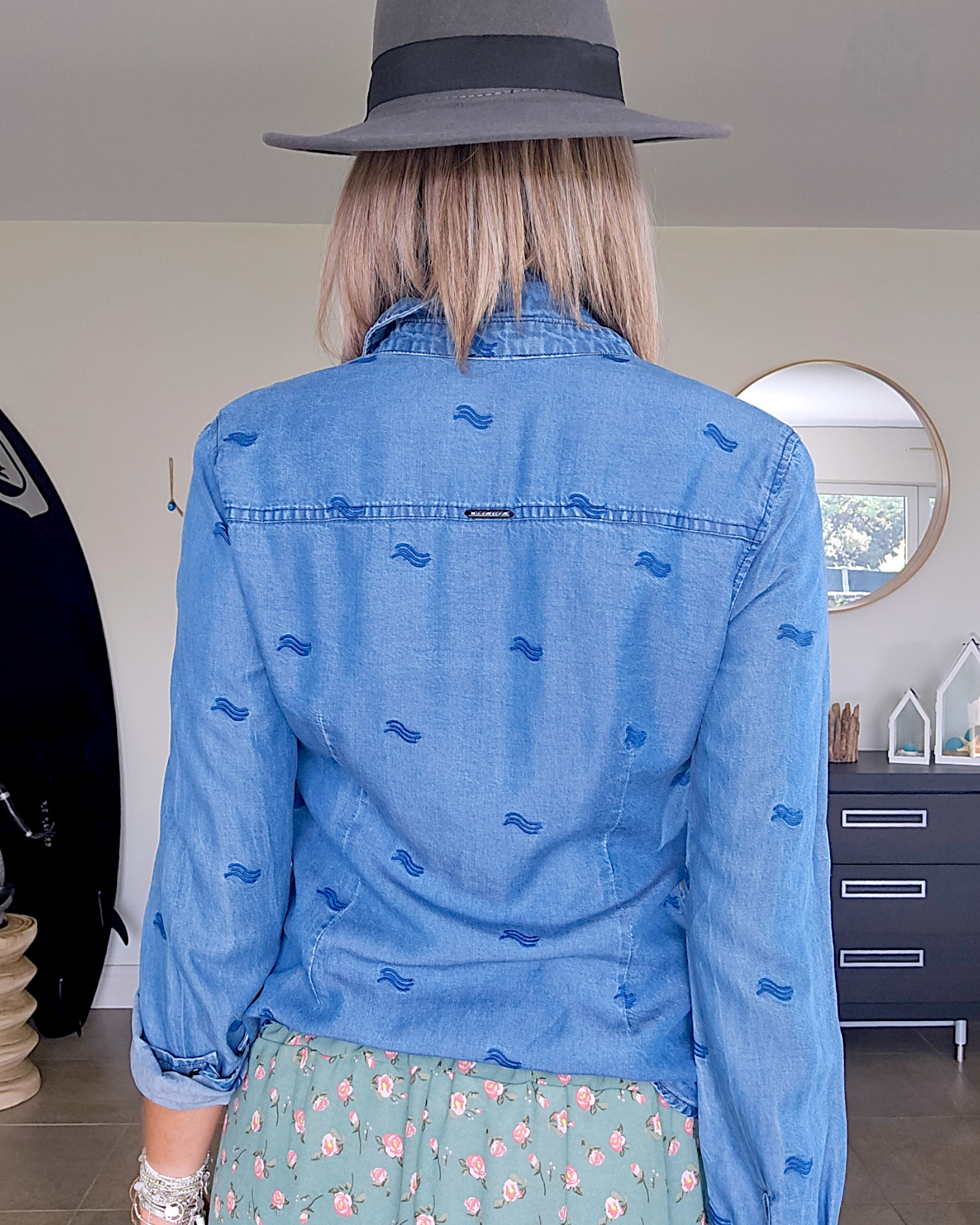 Chemise bleue - 𝐌𝐚𝐫𝐢𝐧𝐚𝟒𝟒𝐟𝐚𝐦𝐢𝐥𝐲