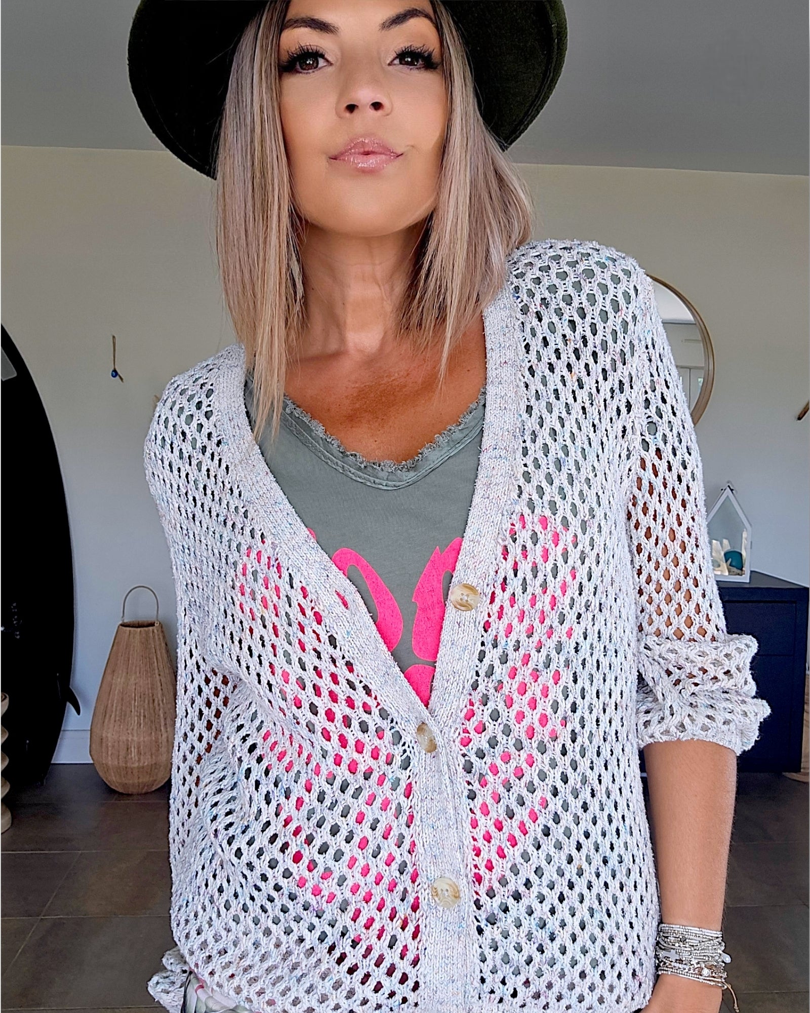 Gilet ajouré - 𝐌𝐚𝐫𝐢𝐧𝐚𝟒𝟒𝐟𝐚𝐦𝐢𝐥𝐲