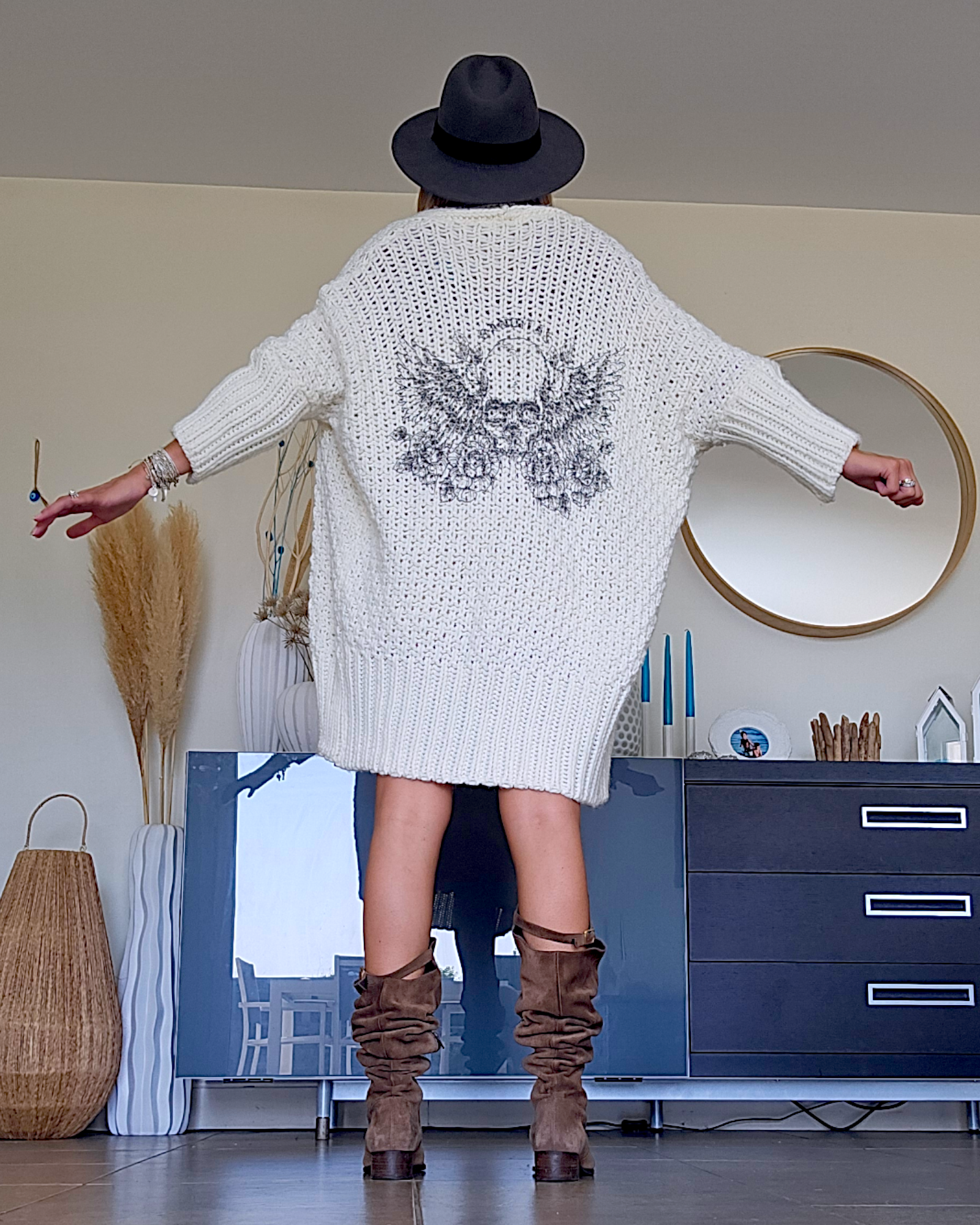 Gilet skull - 𝐌𝐚𝐫𝐢𝐧𝐚𝟒𝟒𝐟𝐚𝐦𝐢𝐥𝐲