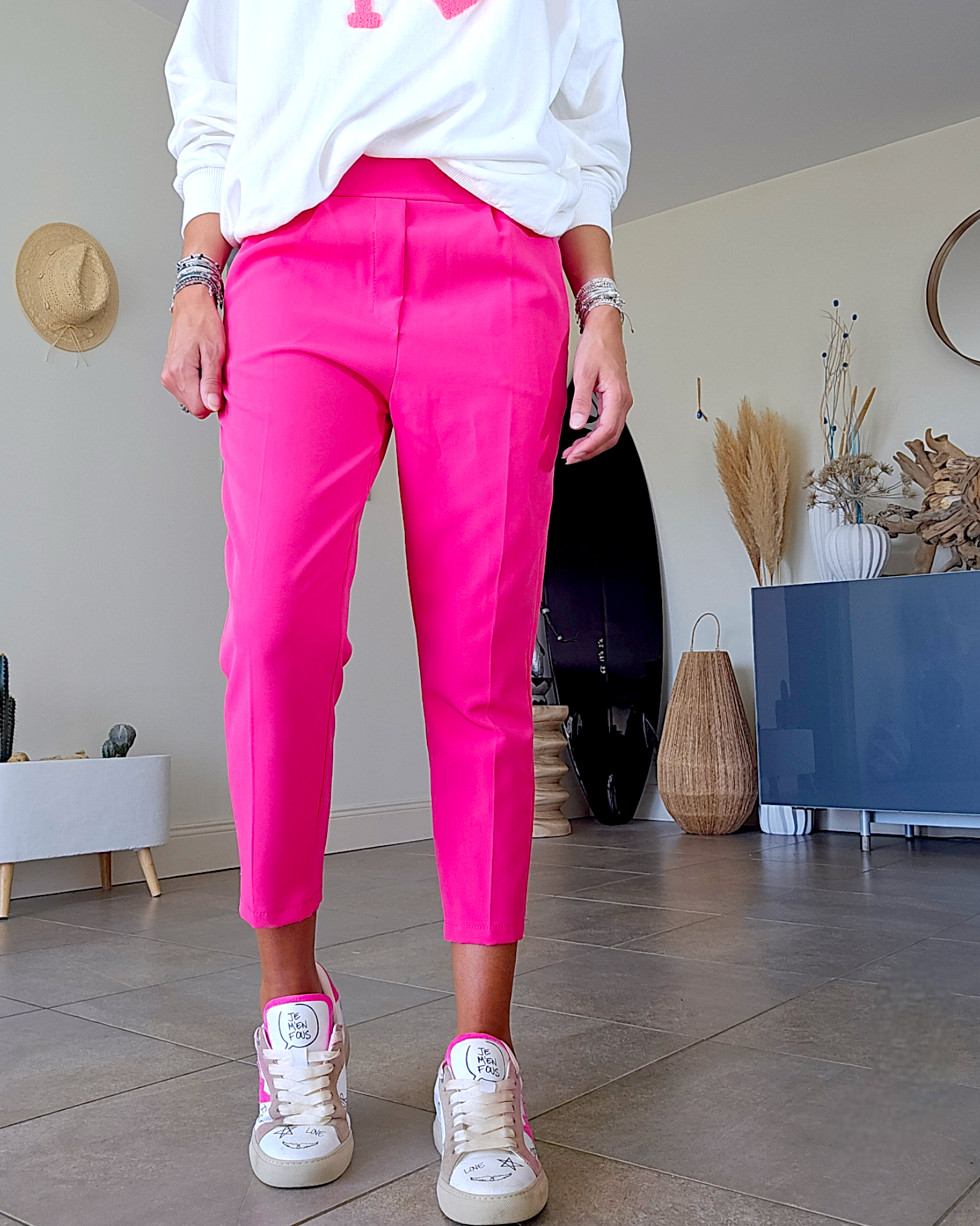 Pantalon chic fuchsia - 𝐌𝐚𝐫𝐢𝐧𝐚𝟒𝟒𝐟𝐚𝐦𝐢𝐥𝐲