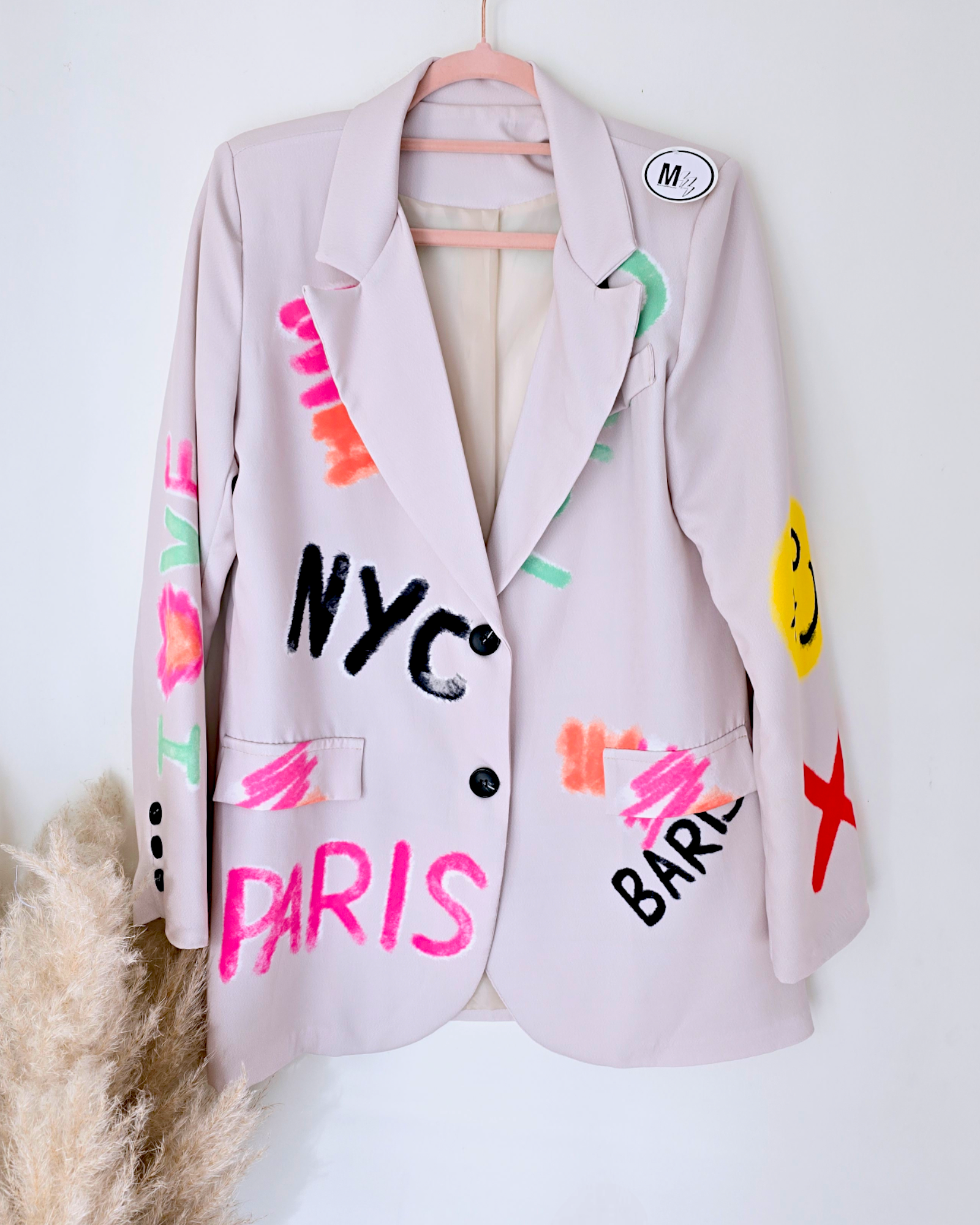 Veste à tag beige - 𝐌𝐚𝐫𝐢𝐧𝐚𝟒𝟒𝐟𝐚𝐦𝐢𝐥𝐲
