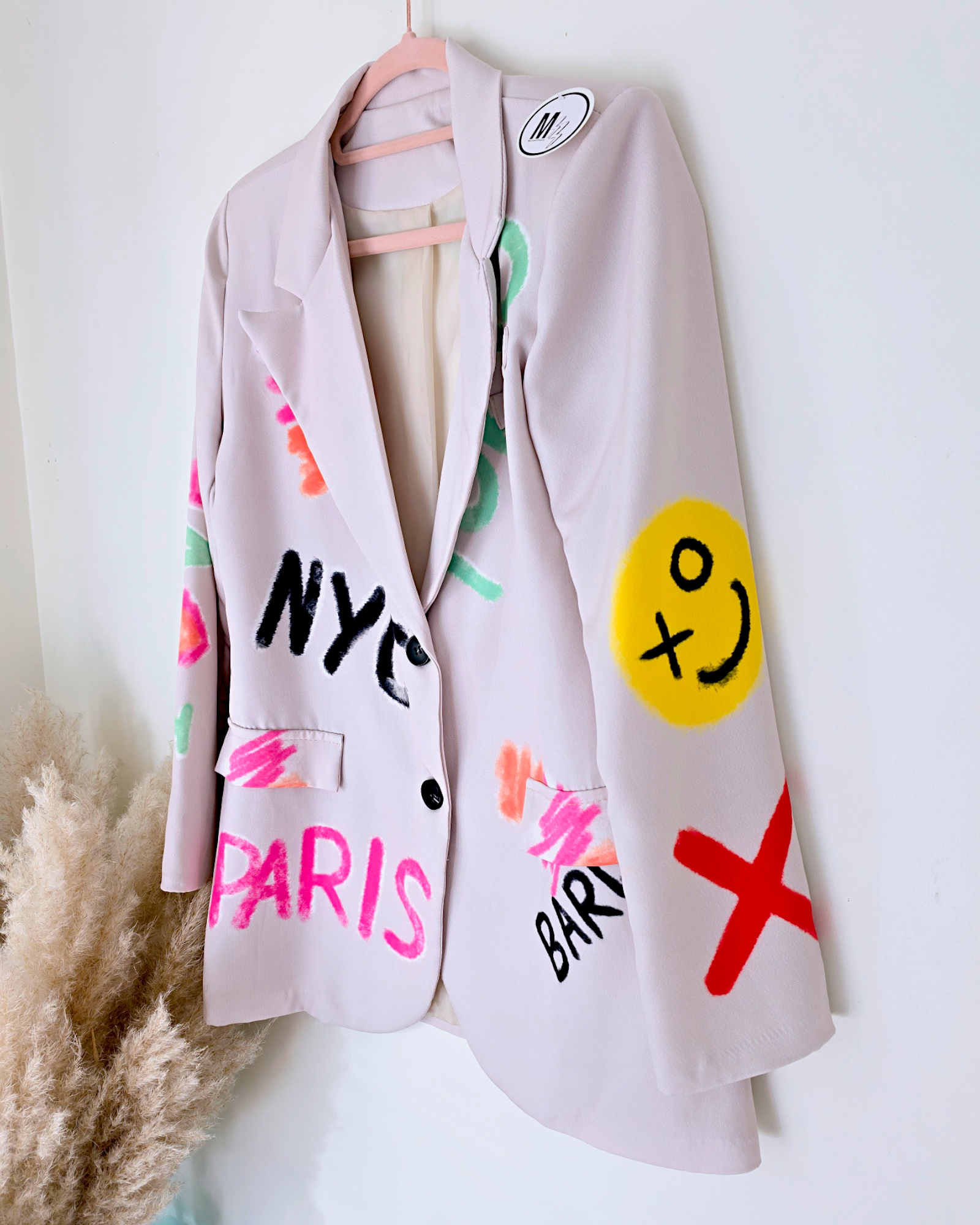 Veste à tag beige - 𝐌𝐚𝐫𝐢𝐧𝐚𝟒𝟒𝐟𝐚𝐦𝐢𝐥𝐲