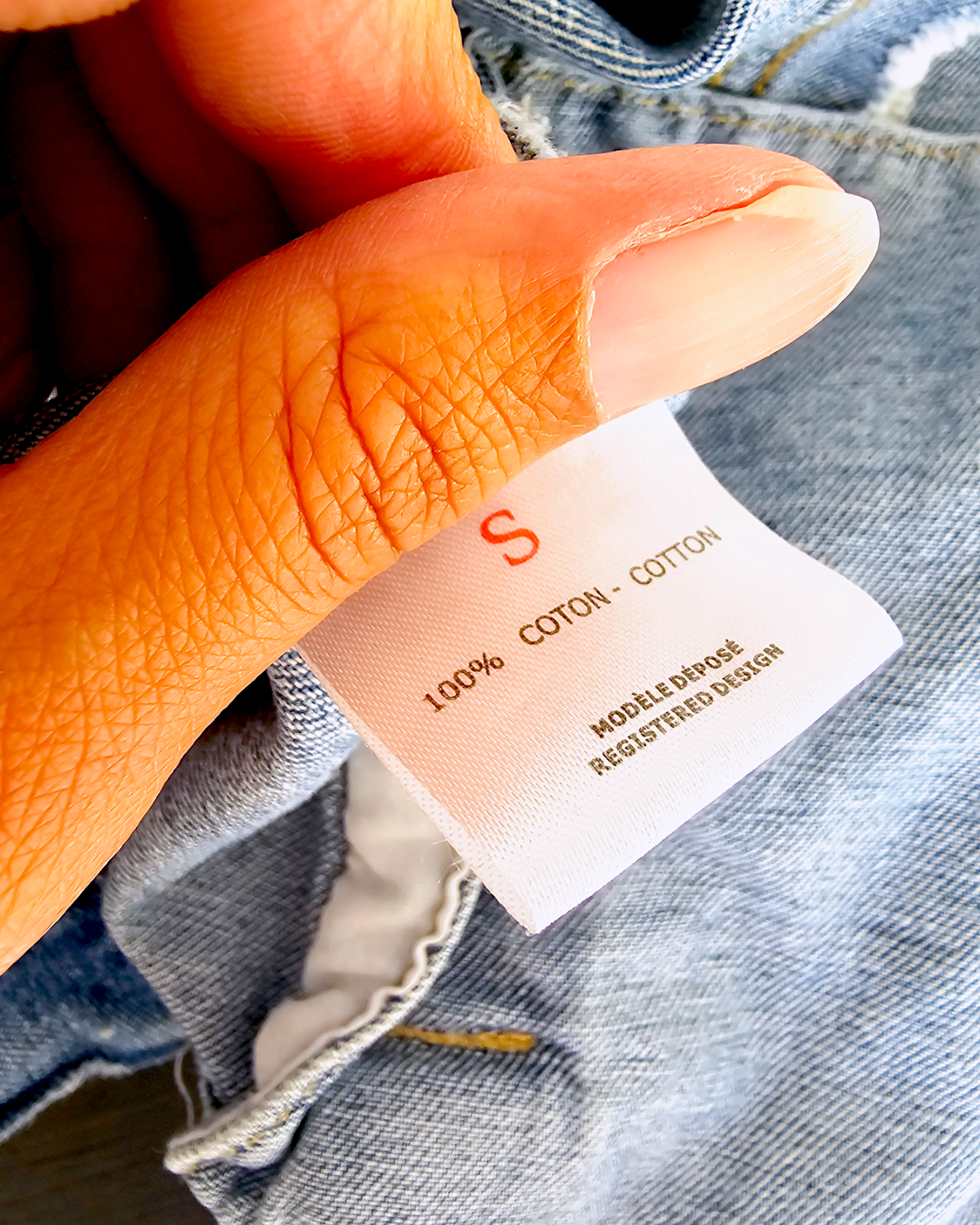Veste tag en denim - 𝐌𝐚𝐫𝐢𝐧𝐚𝟒𝟒𝐟𝐚𝐦𝐢𝐥𝐲