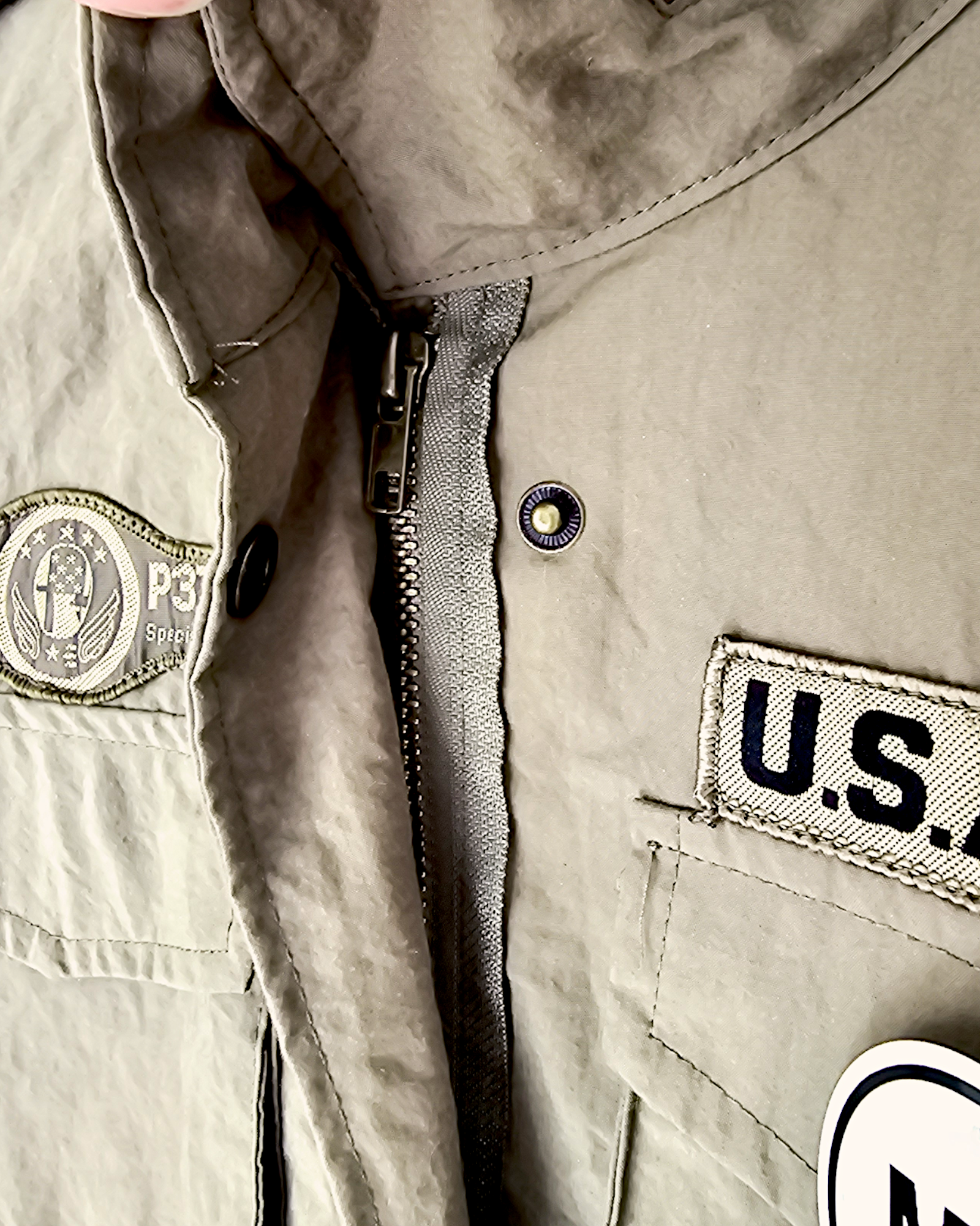 Veste militaire kaki - 𝐌𝐚𝐫𝐢𝐧𝐚𝟒𝟒𝐟𝐚𝐦𝐢𝐥𝐲