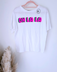 Tee-shirt blanc ohlala