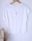 Tee-shirt blanc L.A - 𝐌𝐚𝐫𝐢𝐧𝐚𝟒𝟒𝐟𝐚𝐦𝐢𝐥𝐲